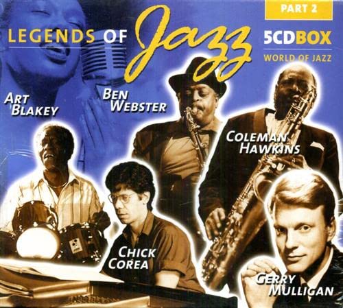 Legends of Jazz Vol.2 5-CD Pop