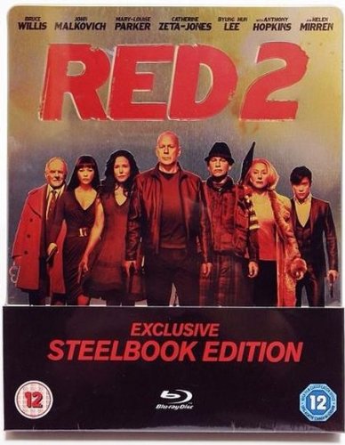 R.E.D. 2 - limited exclusive STEELBOOK Edtion! UNCUT! (geprägter Titel) Films