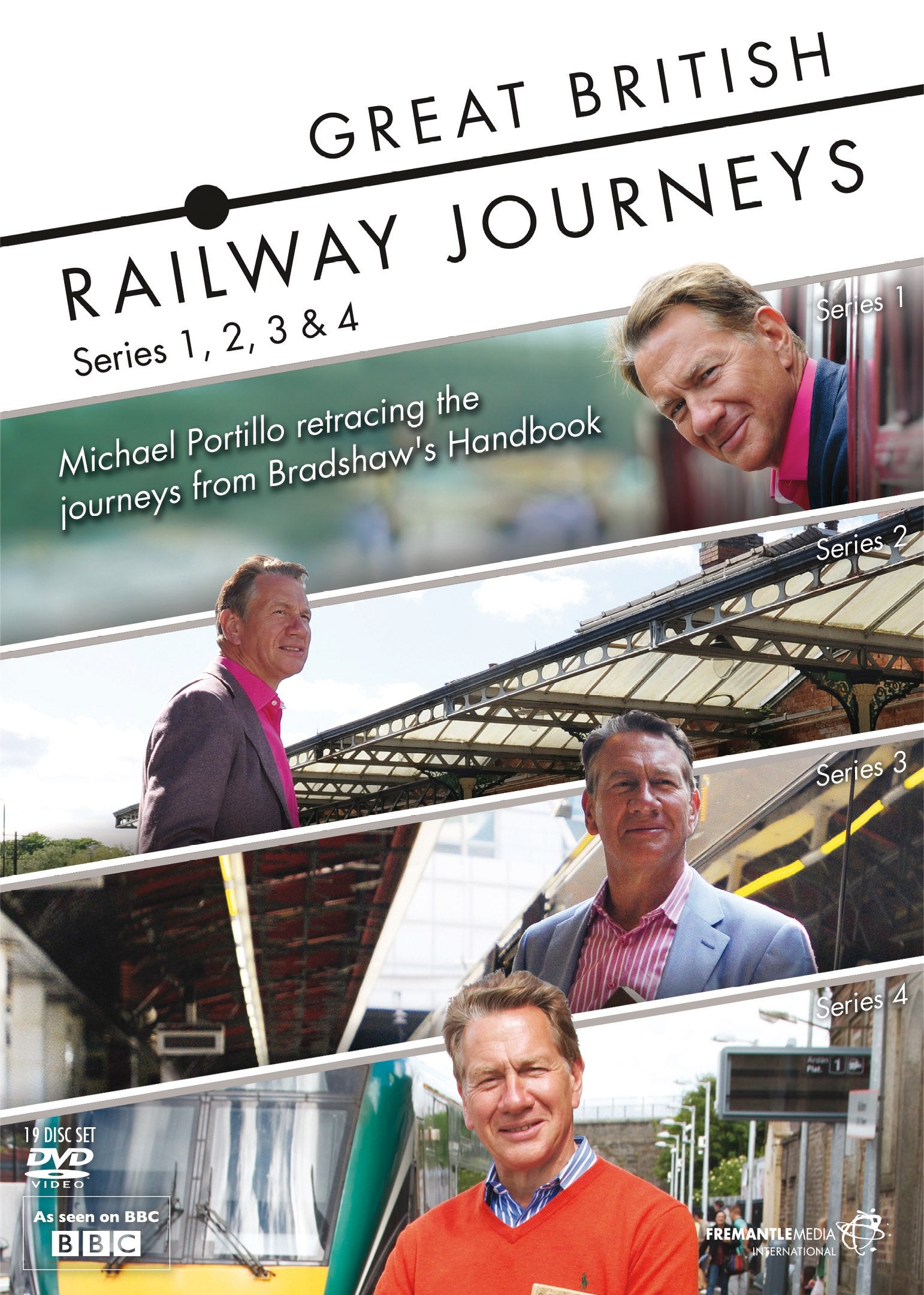 Great British Railway Journeys - Series 1-4 Box sets