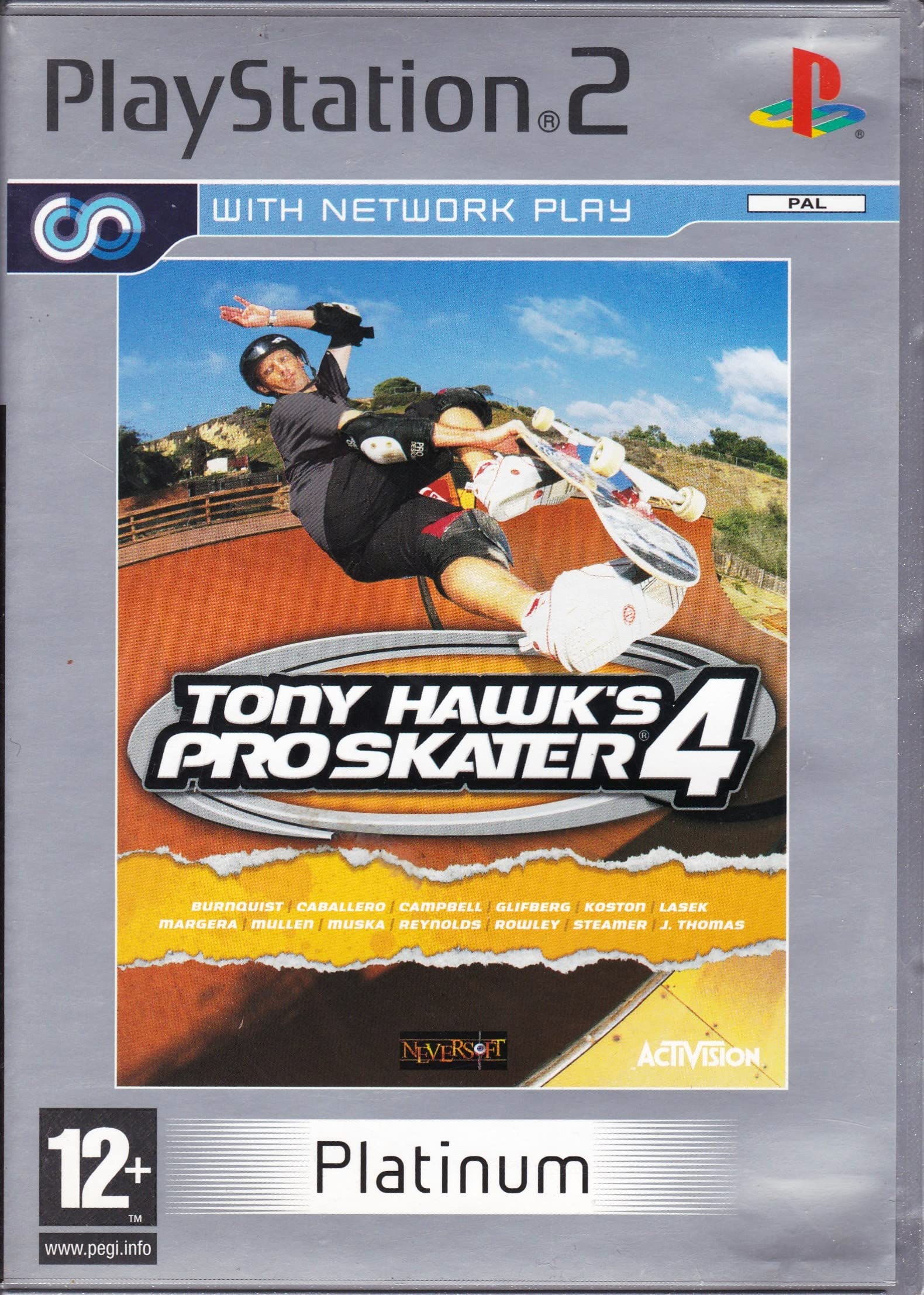Tony Hawk's Pro Skater 4 (PS2) - PlayStation2 - Activision - 2003 - Very Good Condition Games
