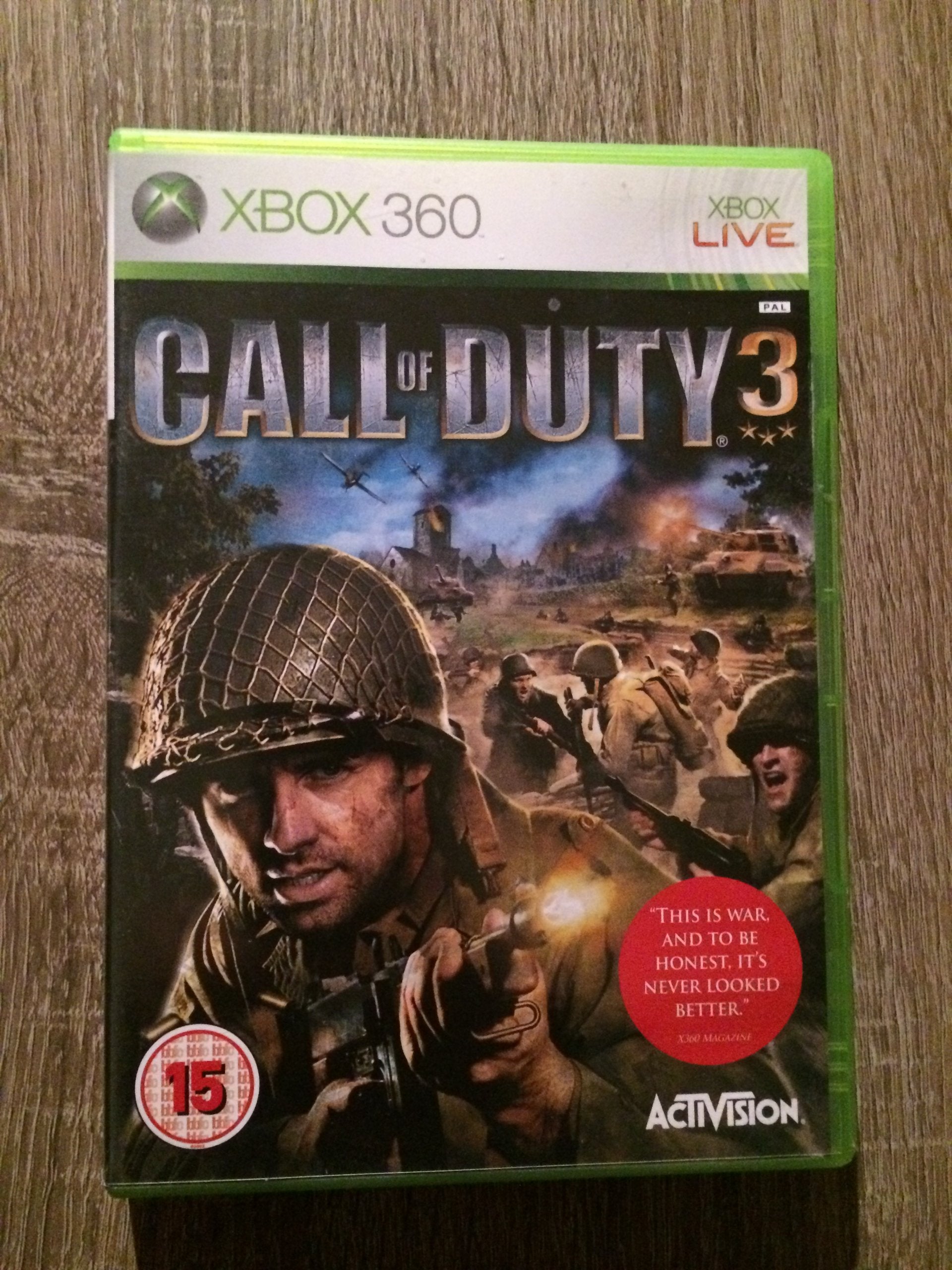 Call of Duty 3 Xbox 360