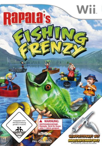 Rapala Fishing Frenzy inkl. Angelrutenaufsatz Wii