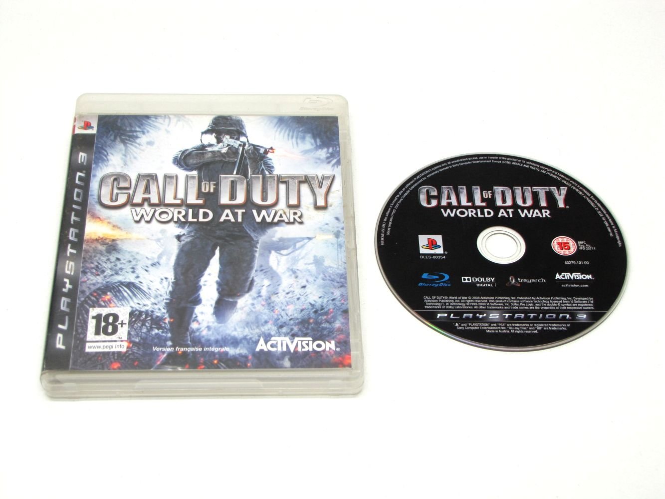 Call of Duty : World at War game