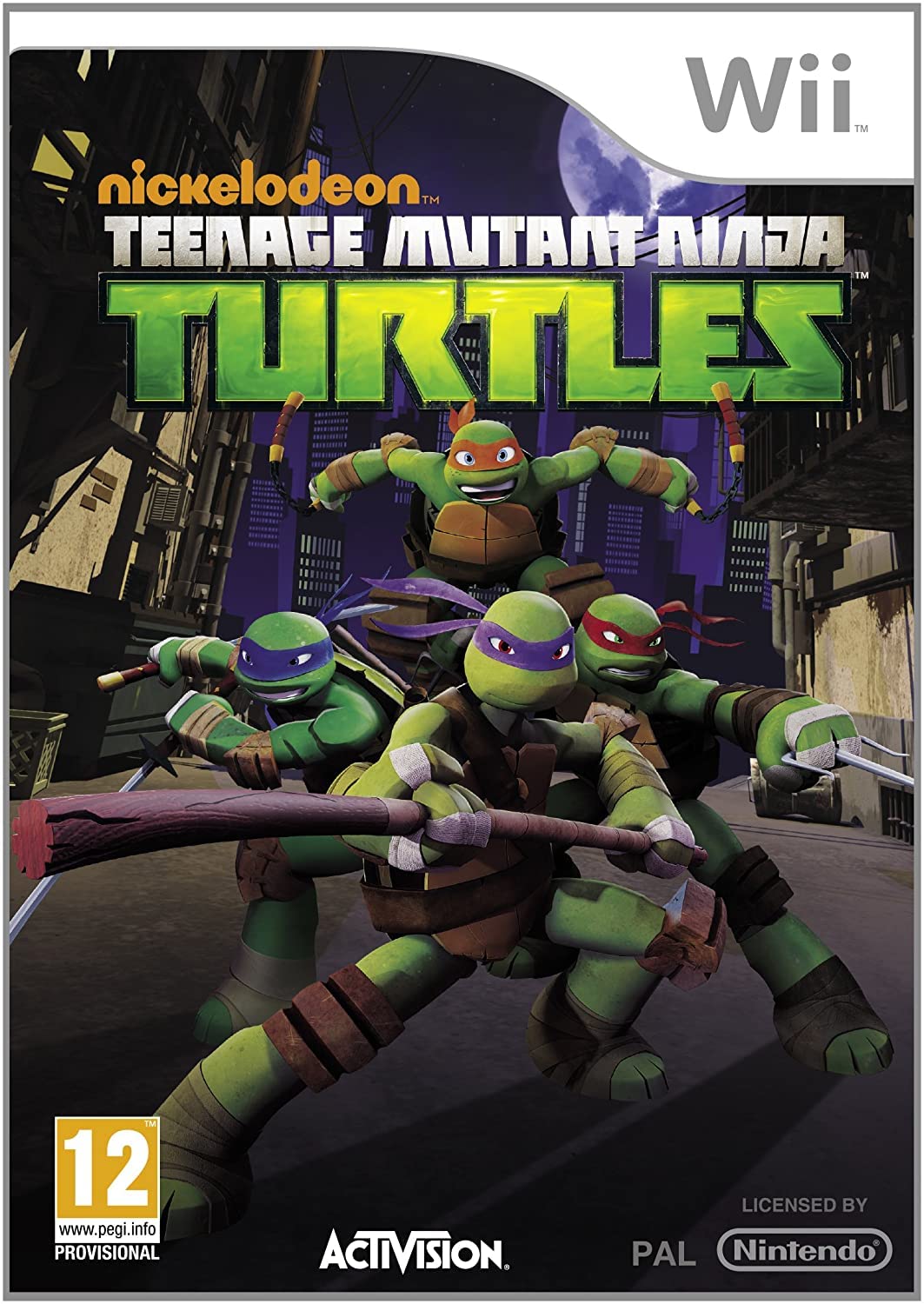 NEW & SEALED! Teenage Mutant Ninja Turtles Nintendo Wii Game UK PAL Wii