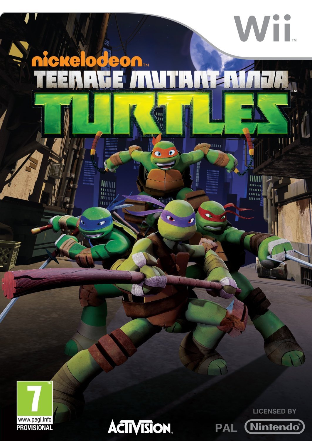 teenage mutant ninja turtles Wii