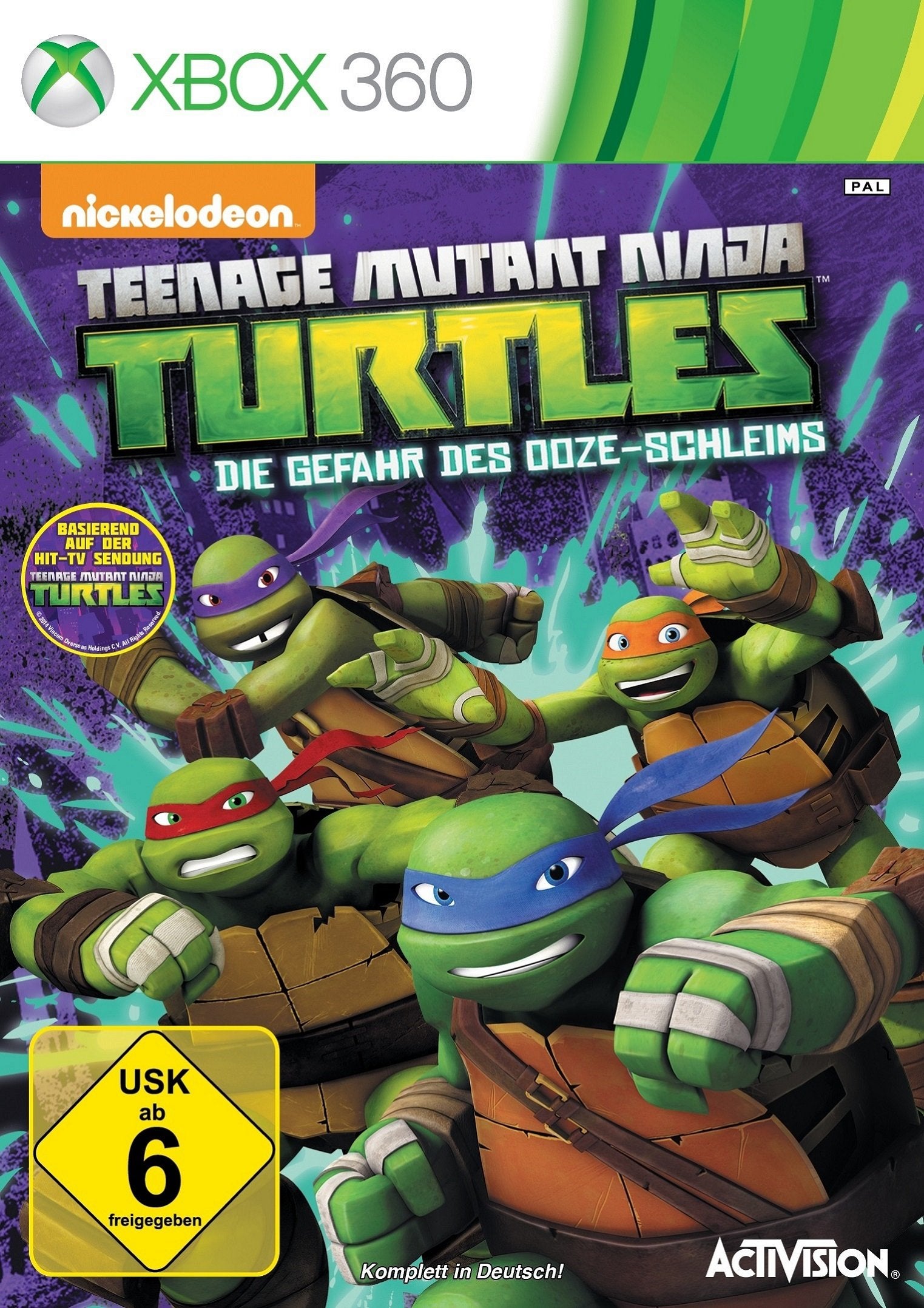 Teenage Mutant Ninja Turtles - Die Gefahr des Ooze-Schleims - Xbox 360
