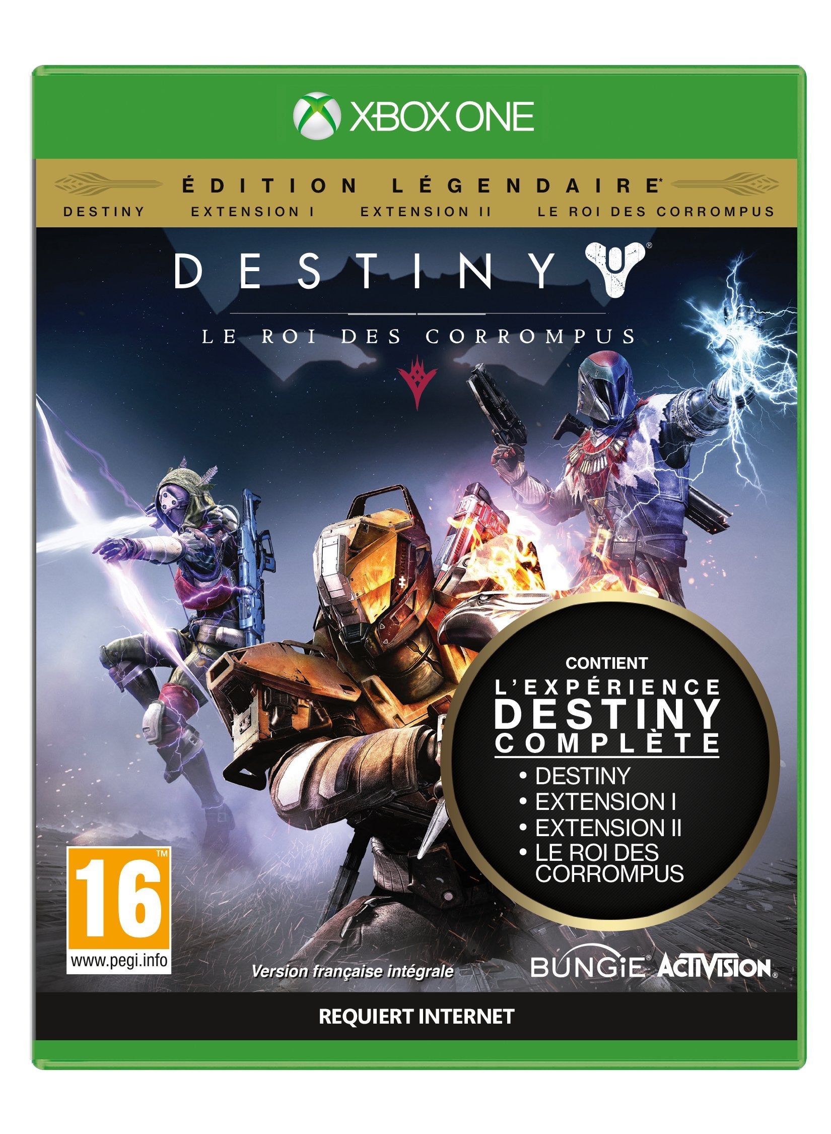Destiny : le roi des corrompus - édition légendaire game