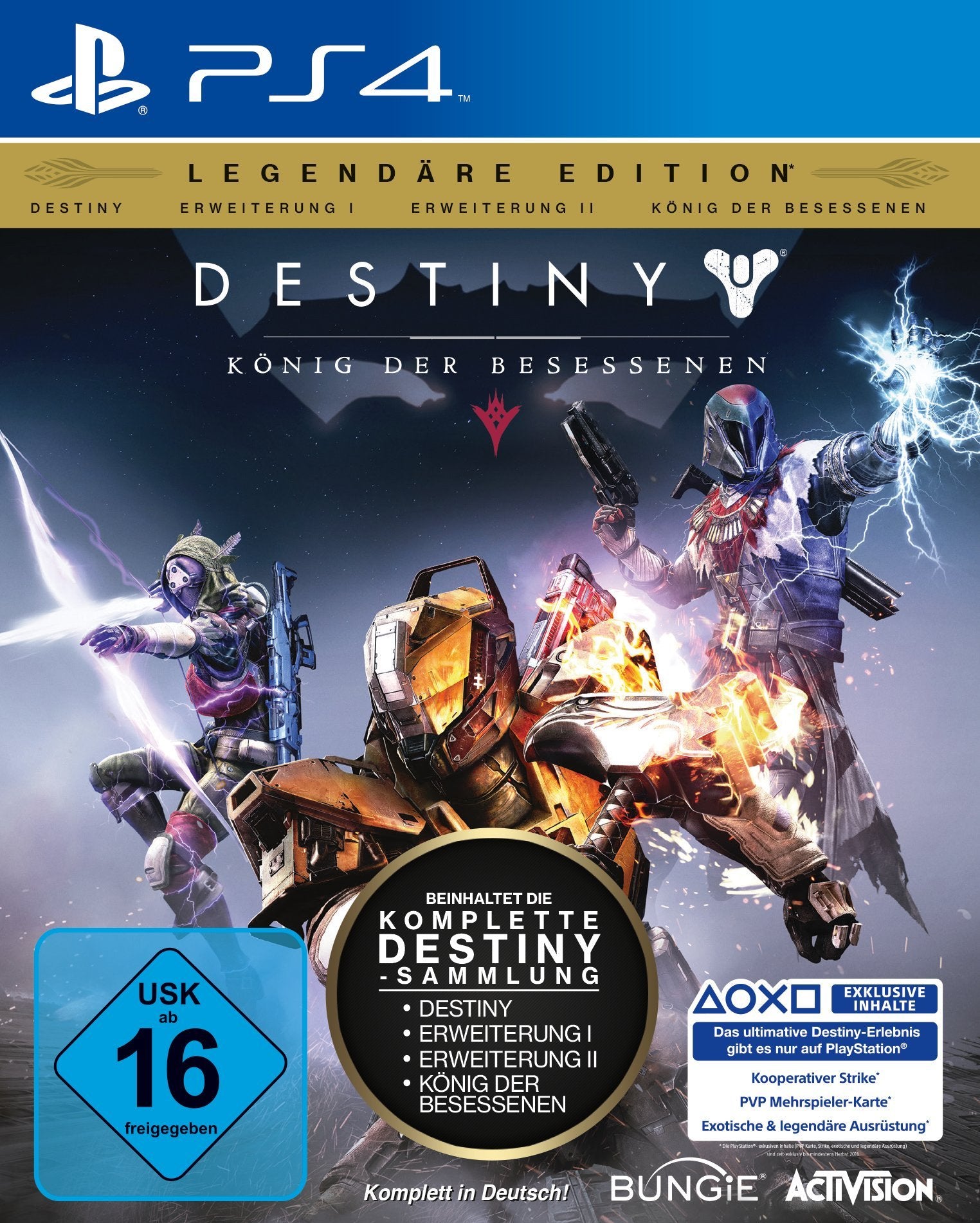 Destiny: König der Besessenen Legendäre Edition (PS4) (nur noch Grundspiel enthalten) Older Consoles