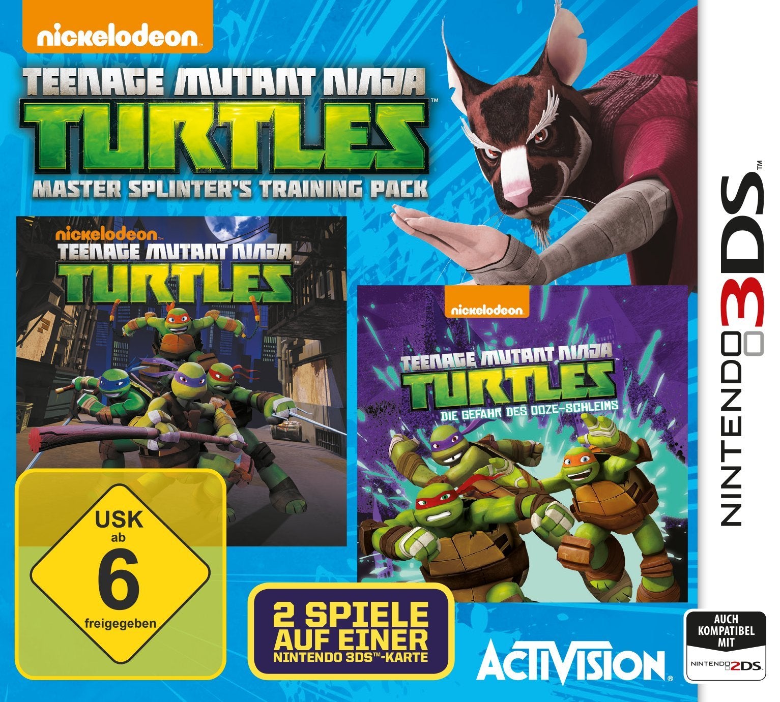 Teenage Mutant Ninja Turtles Master Splinter's Training Pack. Nintendo 3DS Nintendo DS