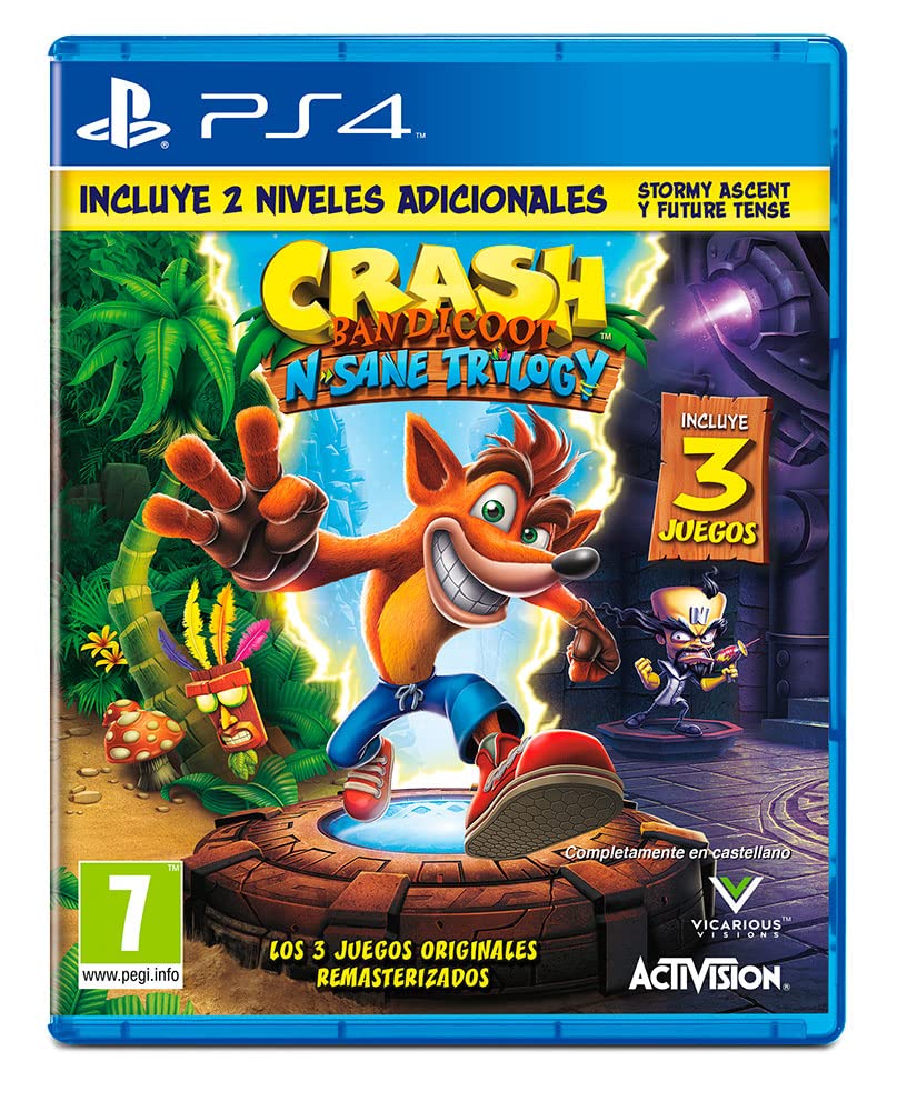 JUEGO SONY PS4 CRASH BANDICOOT N SANE TRILOGY 2.0 game