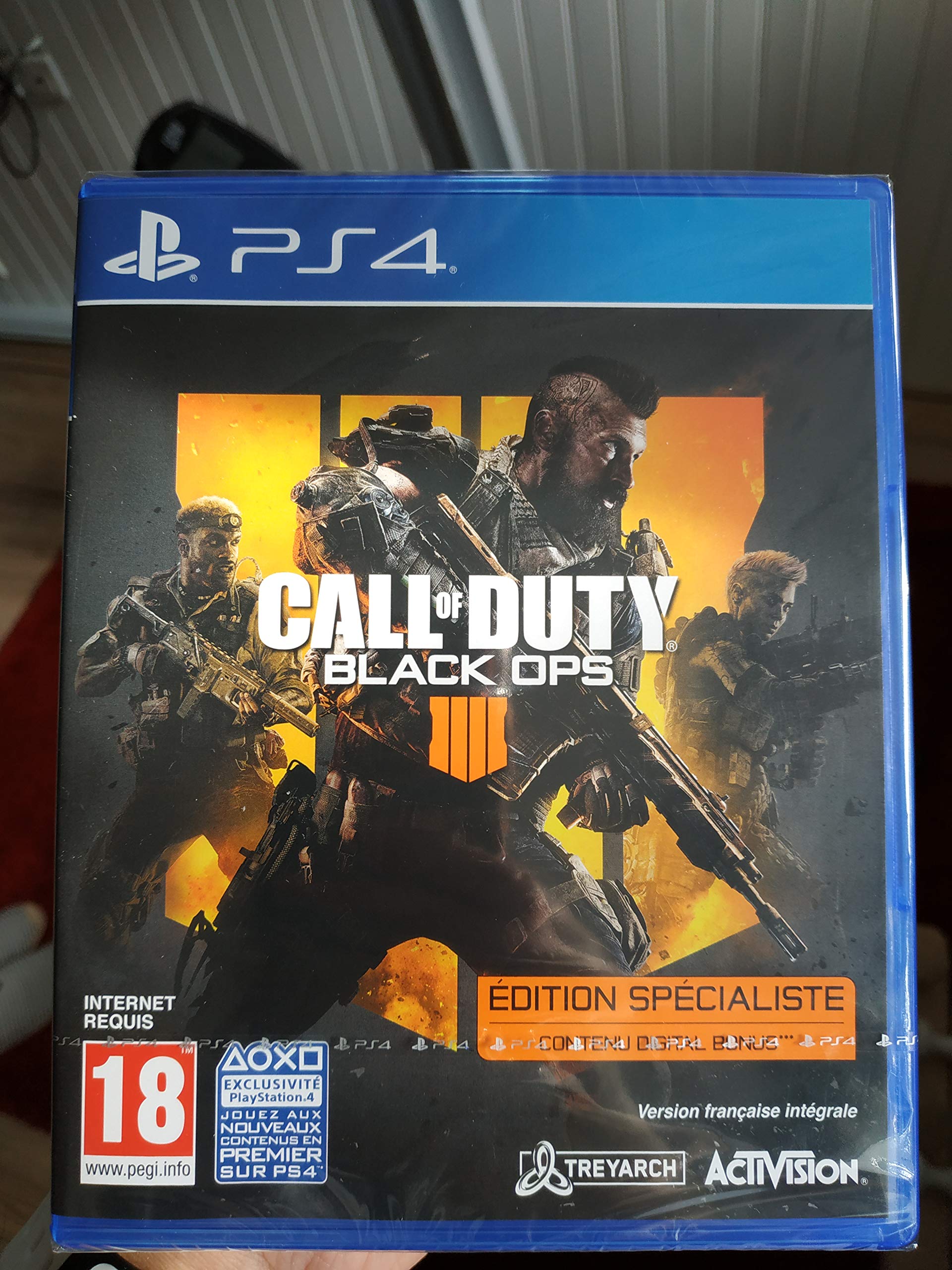 Call of Duty: Black Ops 4 Specialist Edition (PS4) Unsealed game