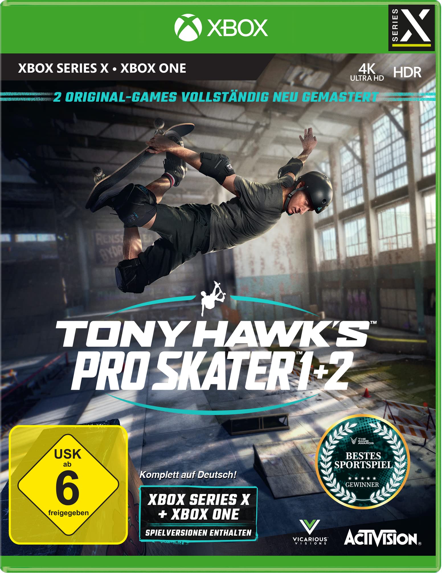 Tony Hawk's Pro Skater 1+2 (Xbox Series X) Xbox One