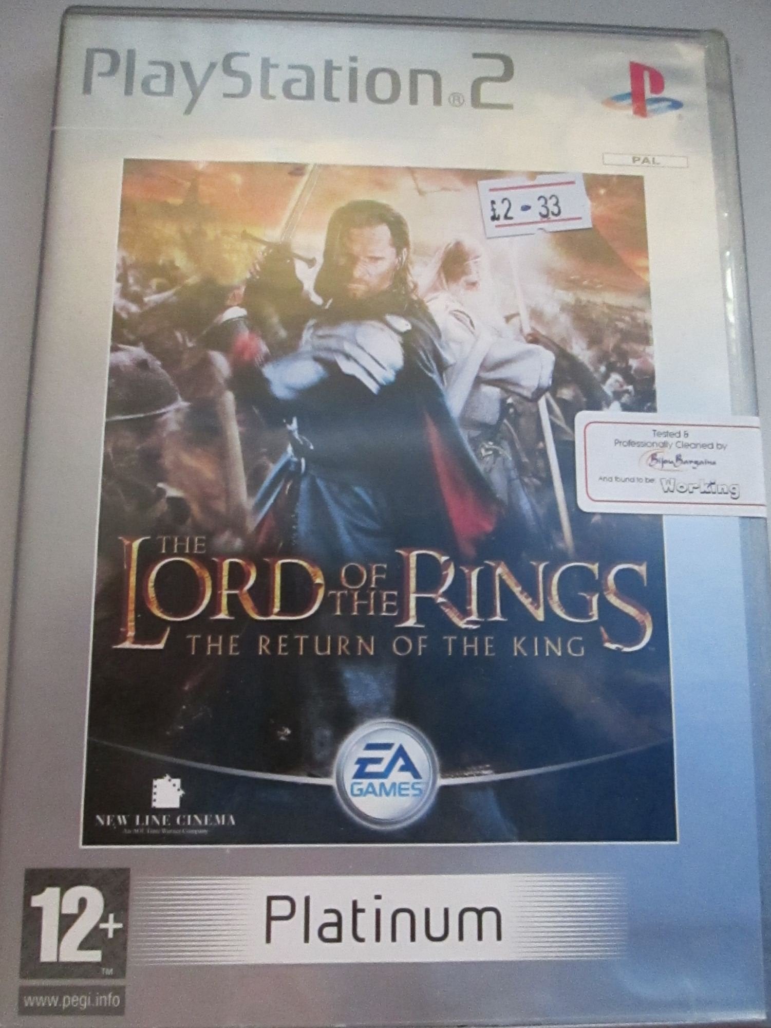 The Lord of the Rings: The Return of the King Platinum (PS2) … PlayStation 2
