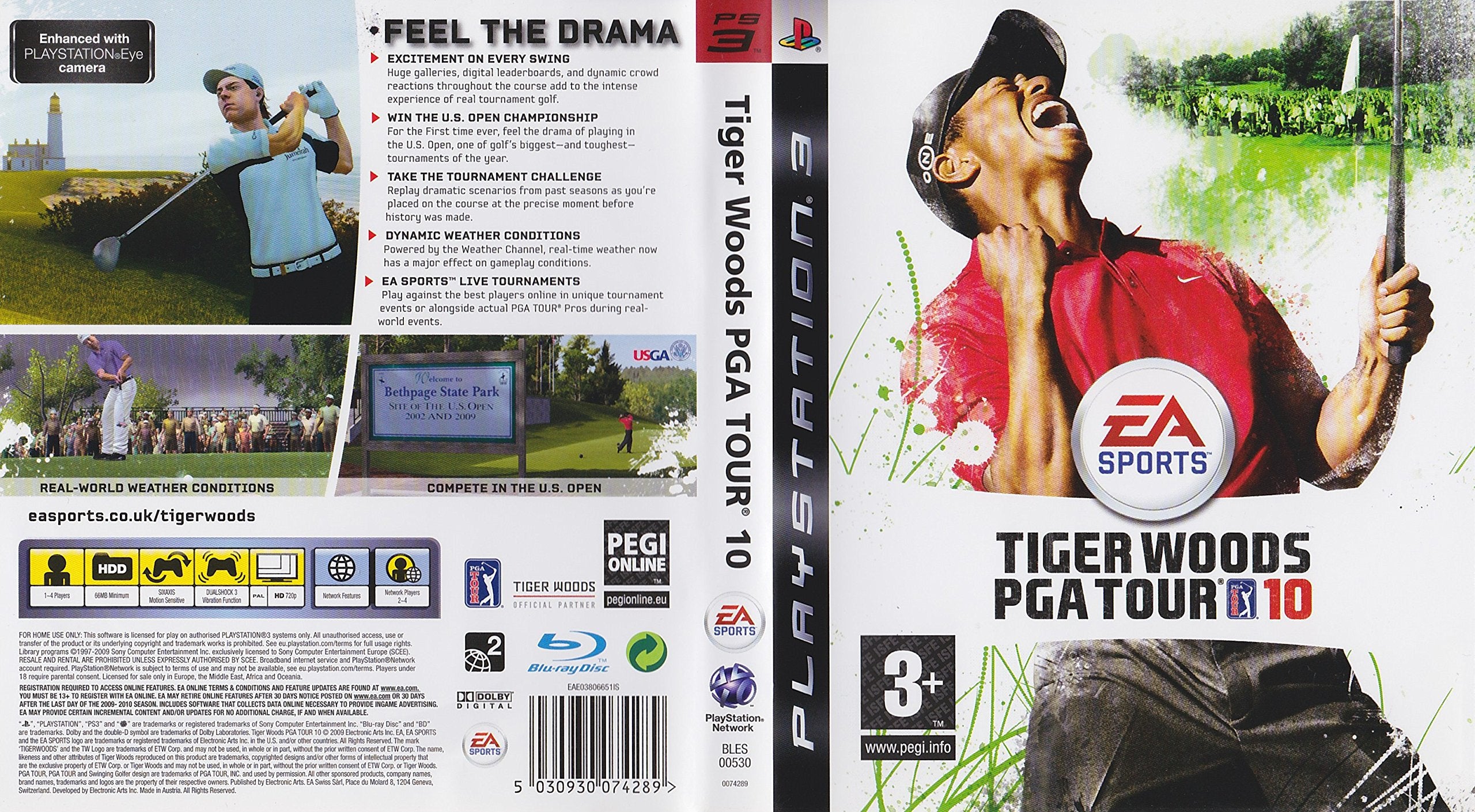 Tiger Woods PGA Tour 10 PlayStation 3