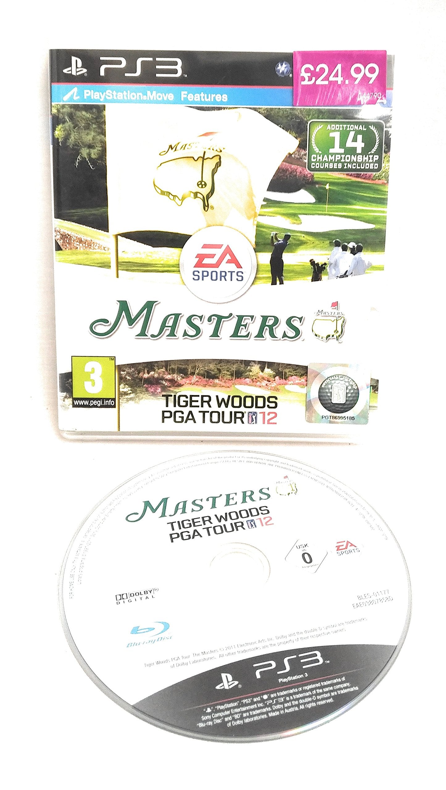 Tiger Woods PGA Tour 12 The Masters Game (Move Compatible) PlayStation 3