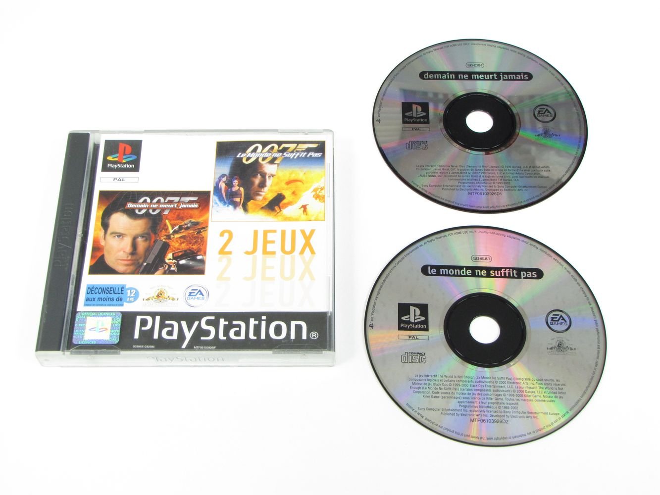 Coffret 007 : Demain Ne Meurt Jamais et Le Monde Ne Suffit Pas Older Consoles