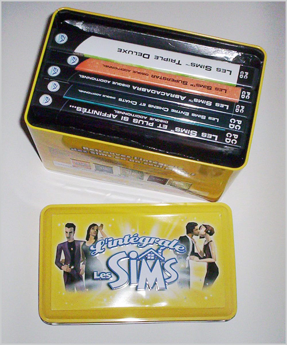 Intégrale Sims 1 - Boite métal : Les Sims Triple Deluxe - Les Sims et + si affinités - Les Sims Superstar - Les Sims entre chiens et chats - Les Sims Abracadabra PC