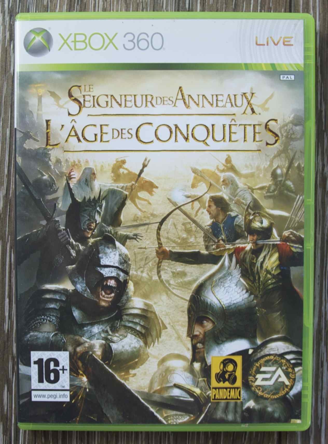 Le seigneur des anneaux: l'âge des conquêtes Xbox 360