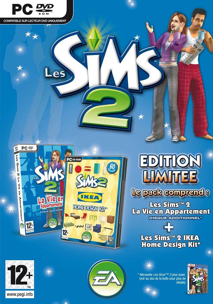 Les Sims 2 la vie en appartement et le kit Ikea Films