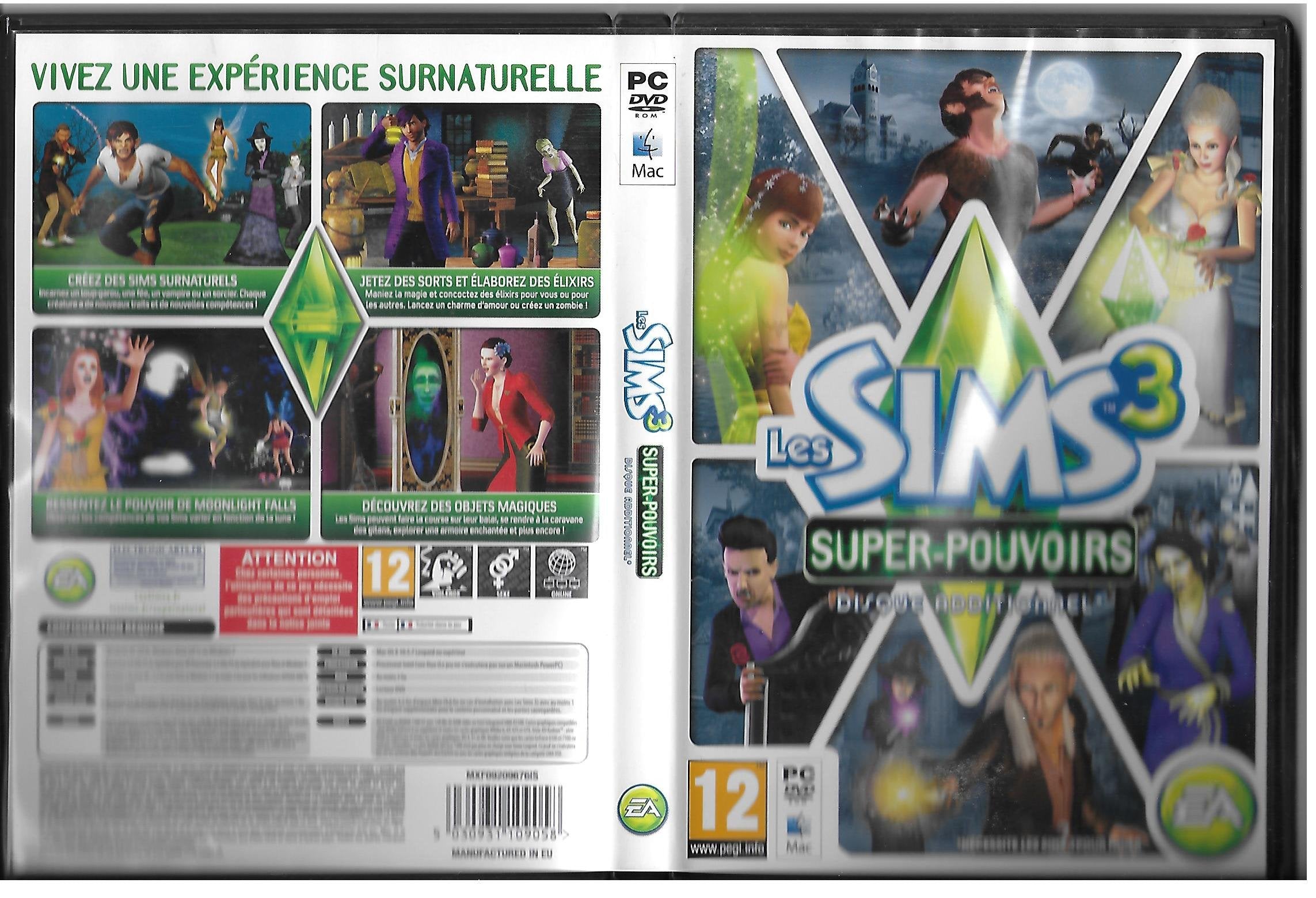 Les Sims 3 : Super-Pouvoirs game