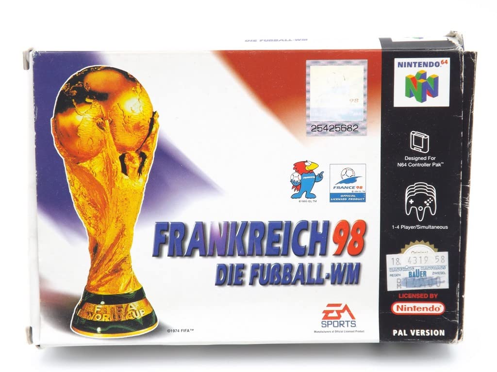 Frankreich 98: Die Fußball WM Older Consoles