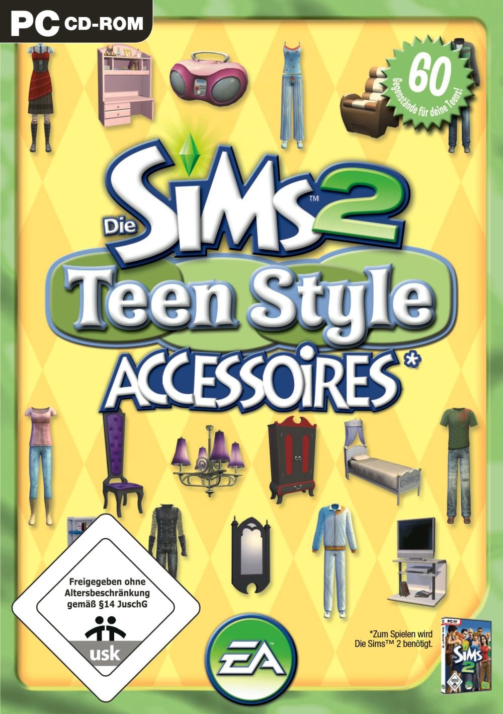 Die Sims 2 - Teen Style Accessoires (Add-On) PC