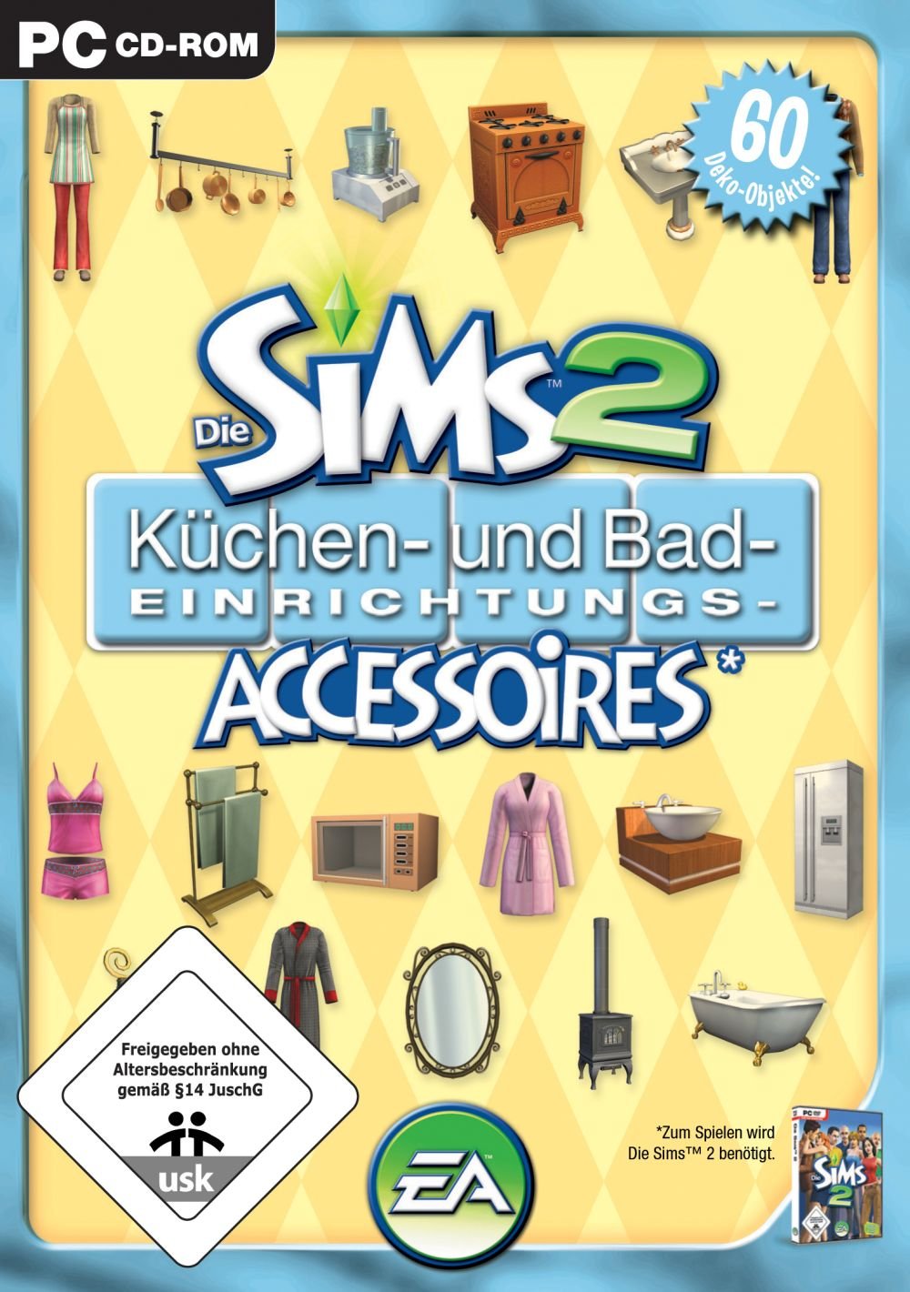 Die Sims 2 - Küchen- und Bad-Einrichtungs-Accessoires (Add-On) PC