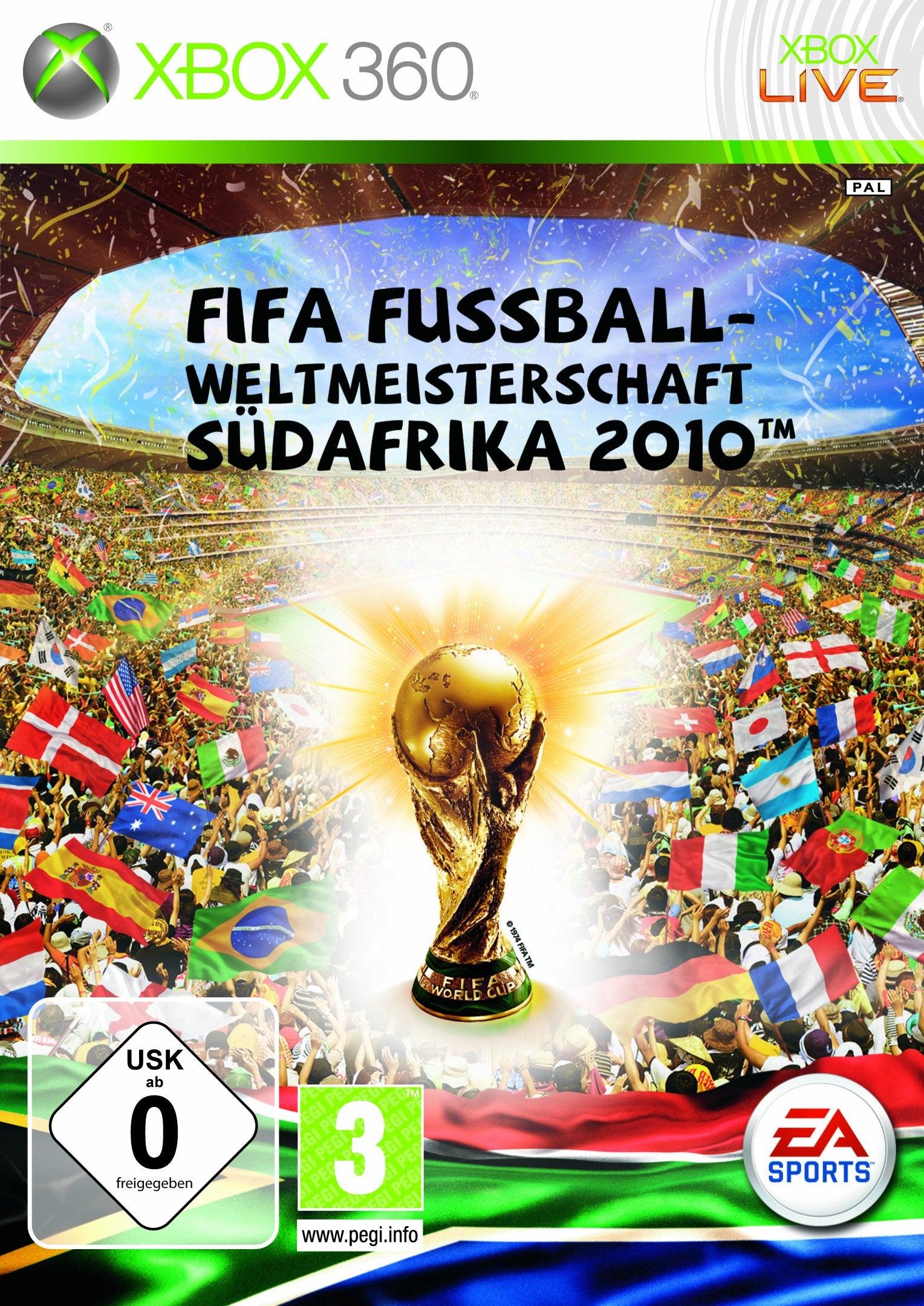 FIFA Fussball Weltmeisterschaft 2010 Südafrika Xbox 360