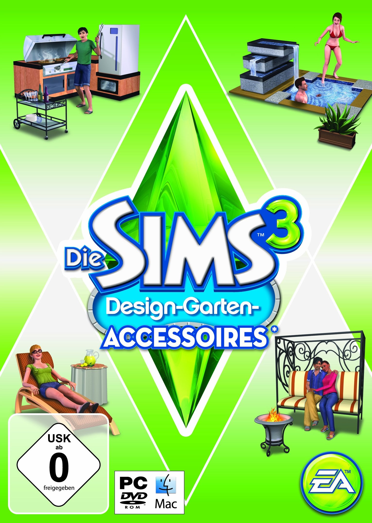 Die Sims 3: Design- Garten-Accessoires (Add-On) PC