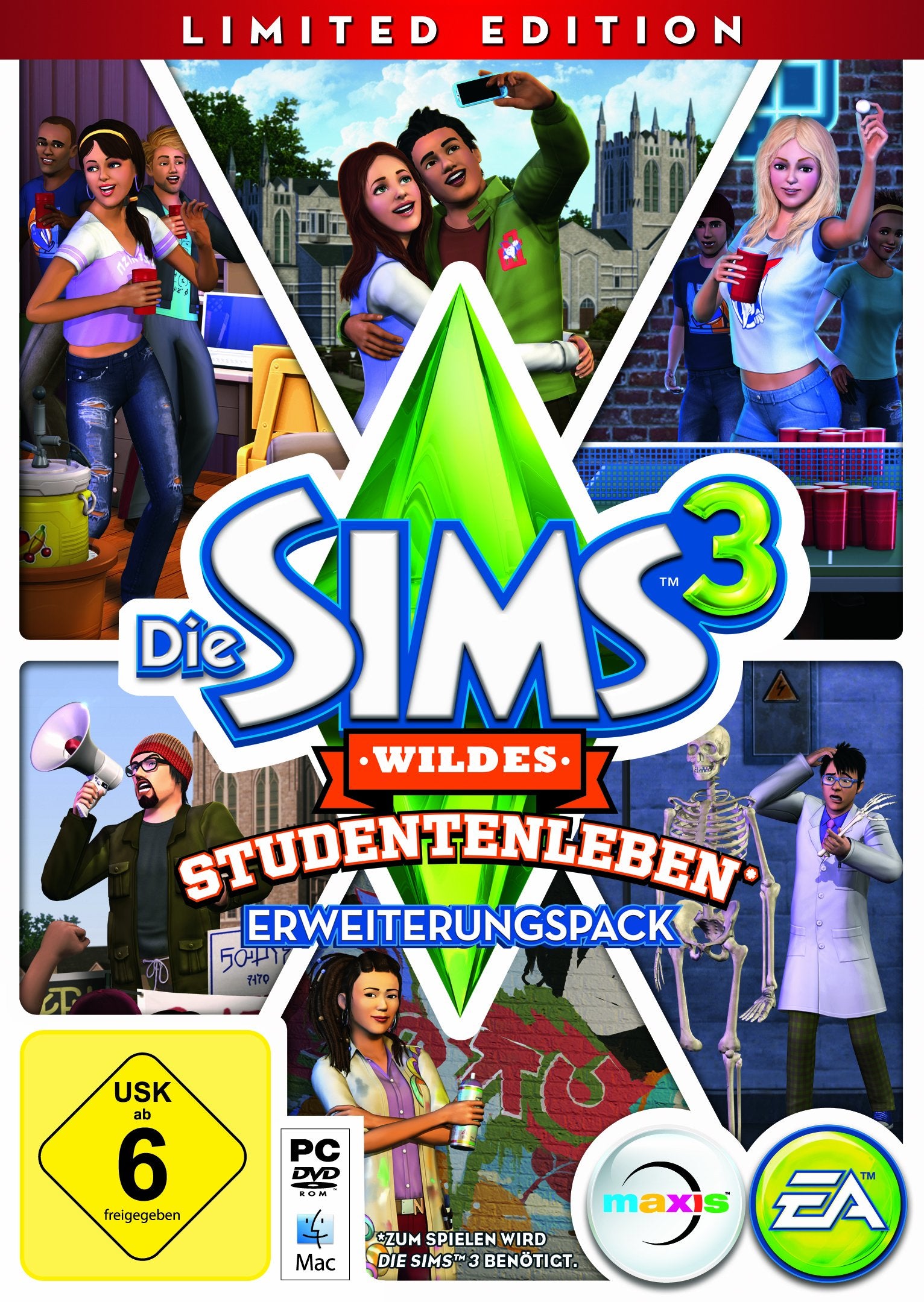 Die Sims 3: Wildes Studentenleben - Limited Edition PC