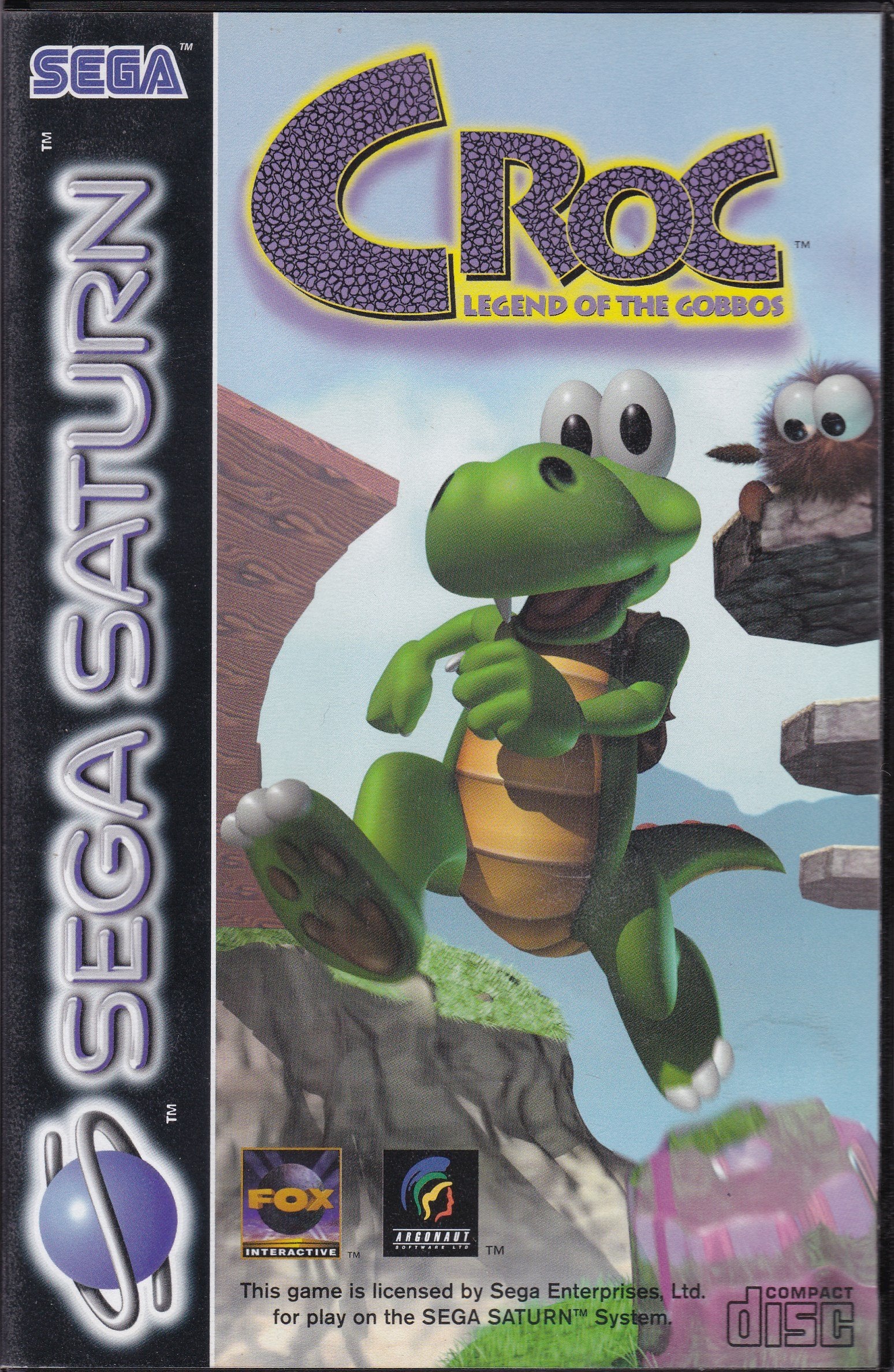 Croc Legend of the Gobbos - SEGA Saturn Older Consoles