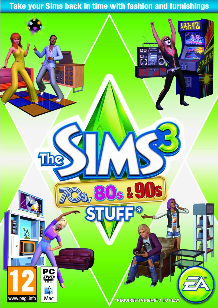 Die Sims 3: 70er, 80er & 90er - Accessoires (Add - On) - PC
