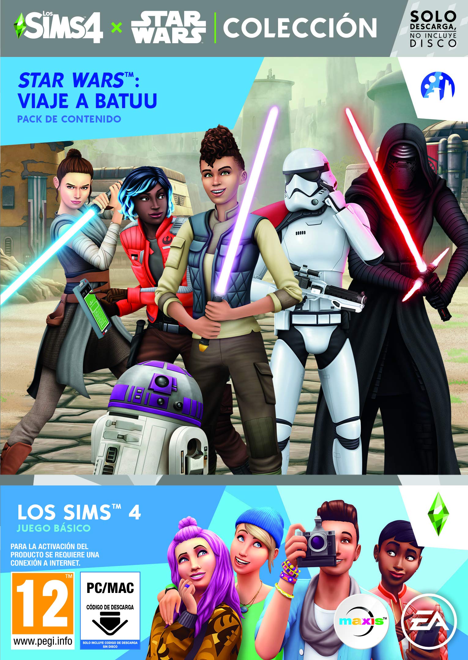 SIMS 4 + STAR WARS VIAJE BATUU (DLC) PC