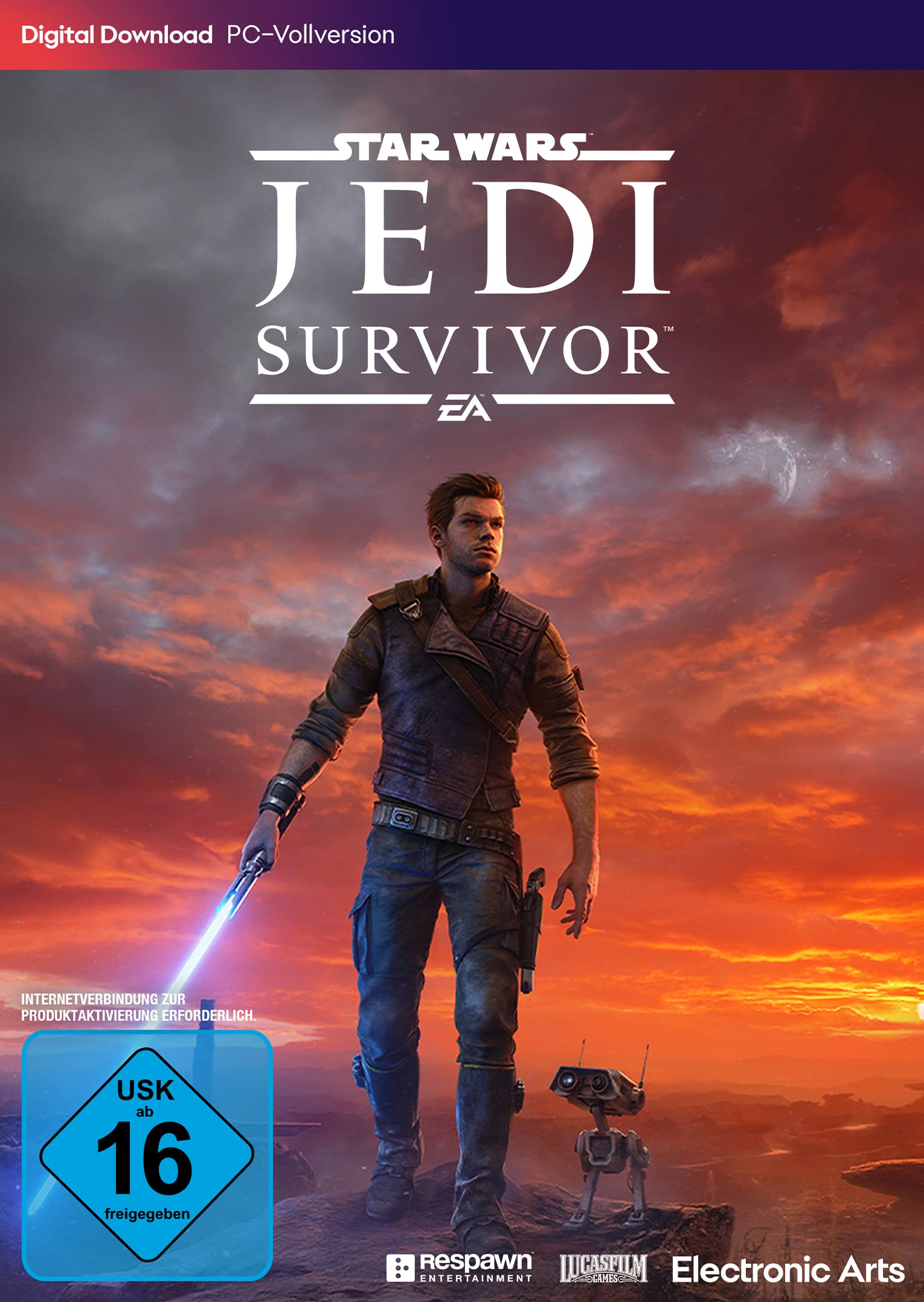 Product Image: Star Wars Jedi Survivor | PCWin | VideoGame | Code in der Box | Deutsch