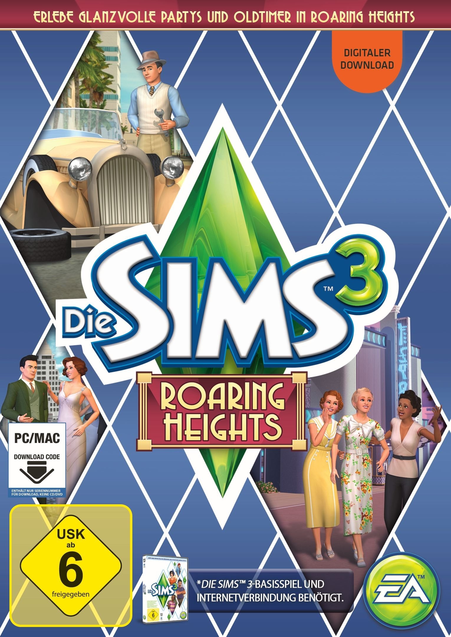 Die Sims 3: Roaring Heights (Add-On) PC