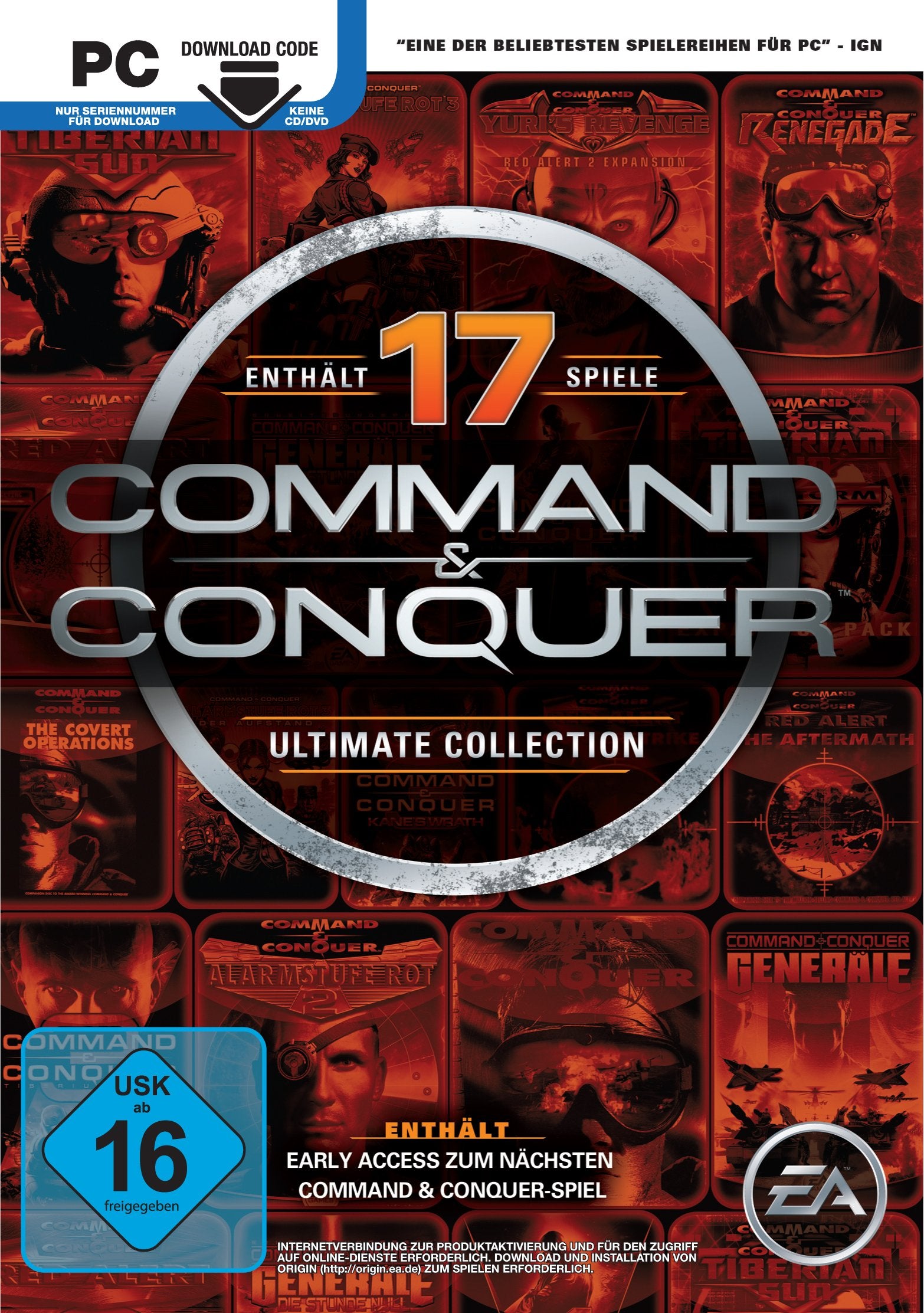 Electronic Arts Command & Conquer Ultimate Collection Download-Code Deutsche Version PC