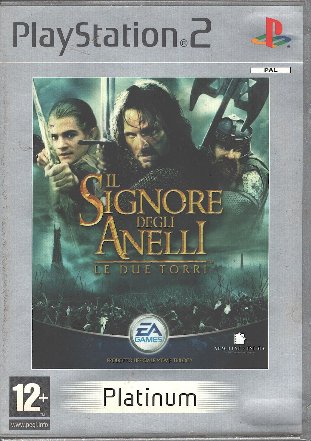PS2 - Le Seigneur des Anneaux : Les Deux Tours - Platinum - game