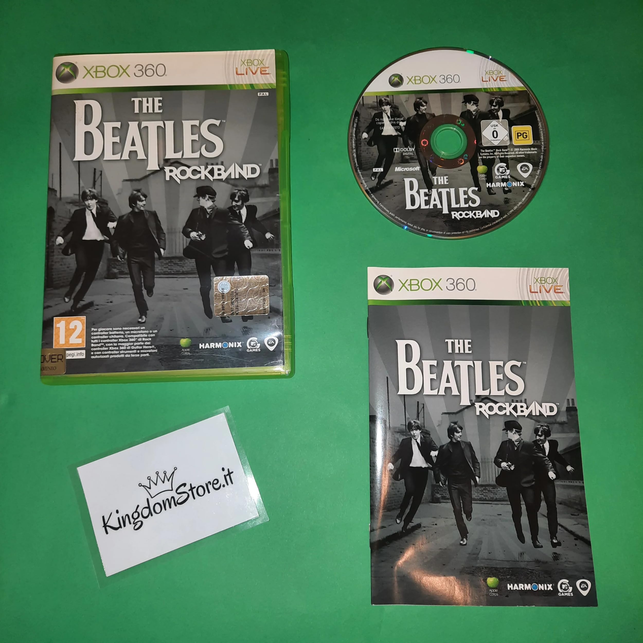 THE BEATLES ROCK BAND X-360 Xbox 360