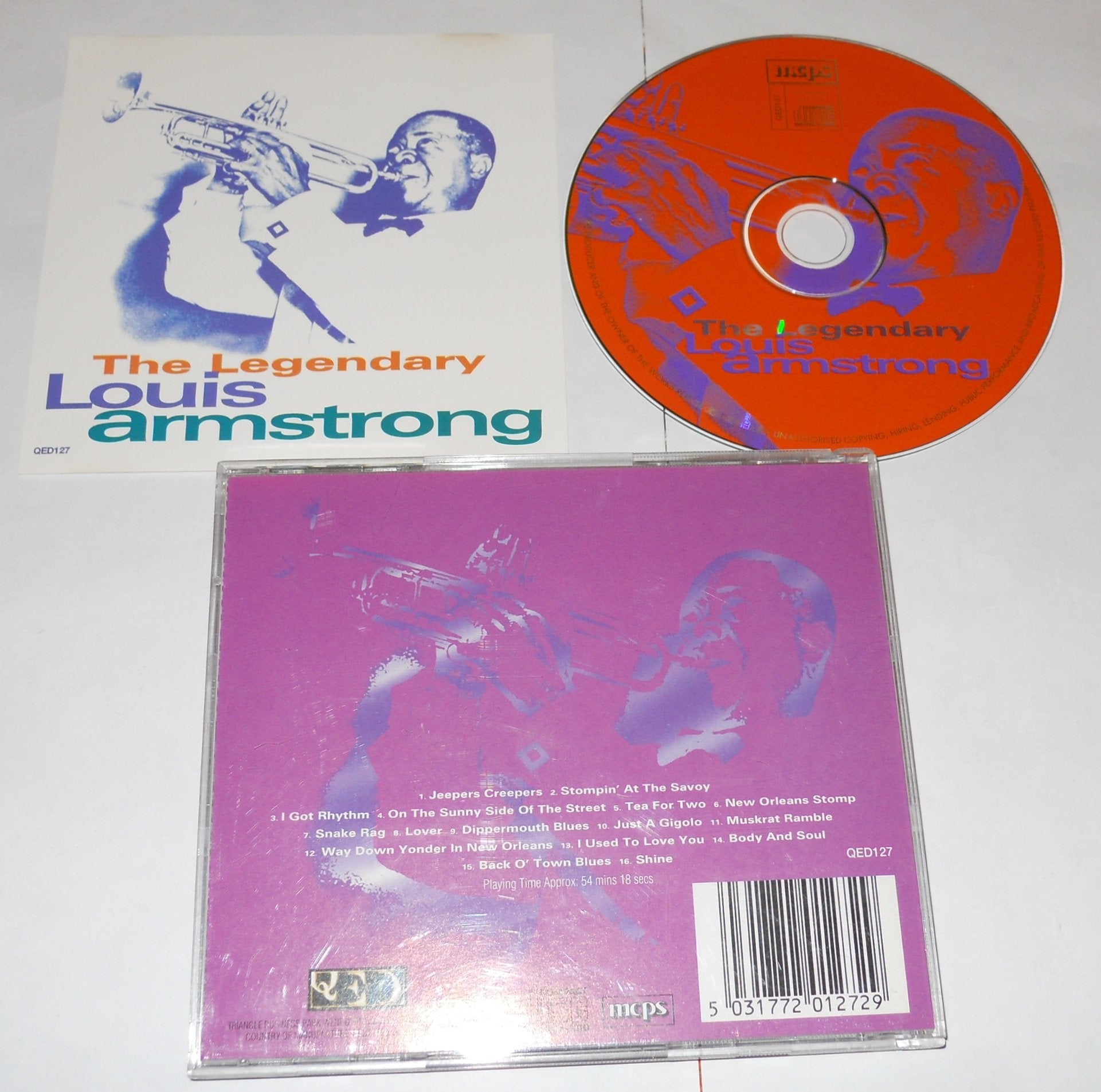 LOUIS ARMSTRONG THE LEGENDARY (QED127) - CD.. cd