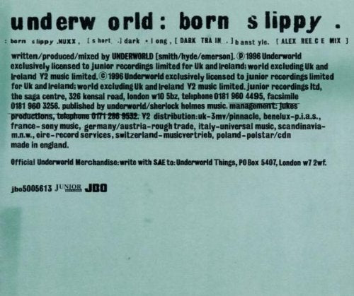Born Slippy Cd1 Dance & Electronic