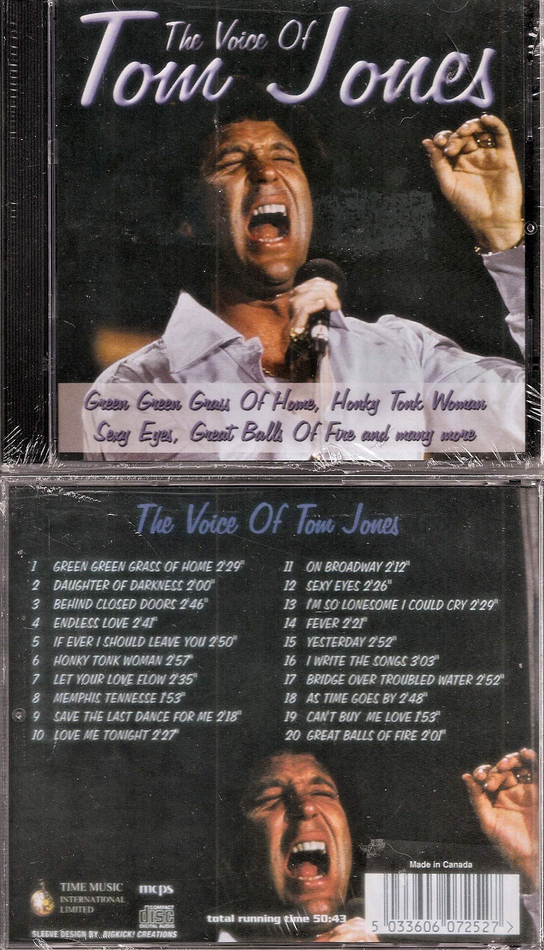 The Voice of Tom Jones (20 Tracks) cd