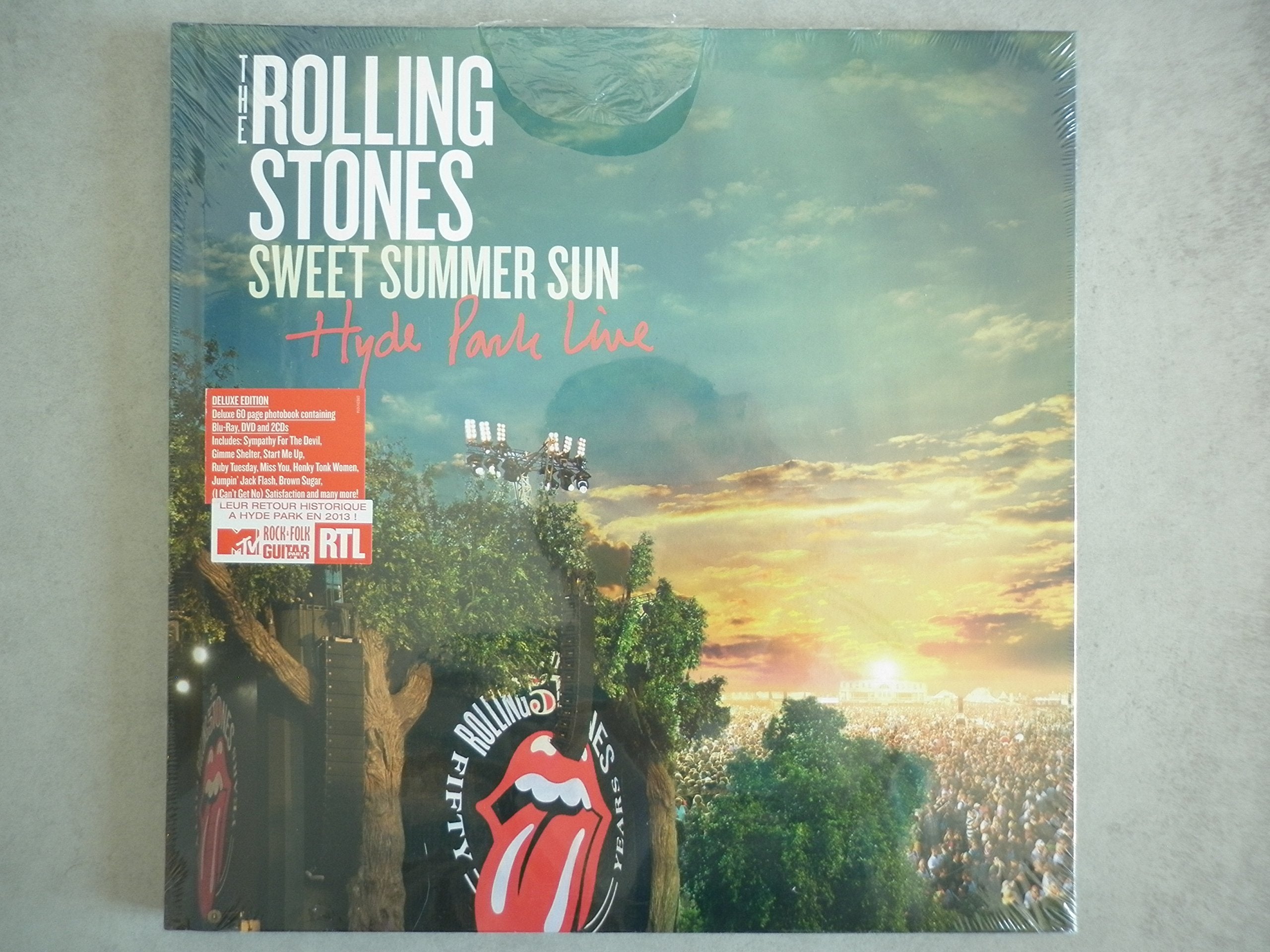 Rolling Stones - Sweet Summer Sun/Hyde Park Live (Deluxe-Boxset mit DVD, Blu-ray und 2 CDs) Films