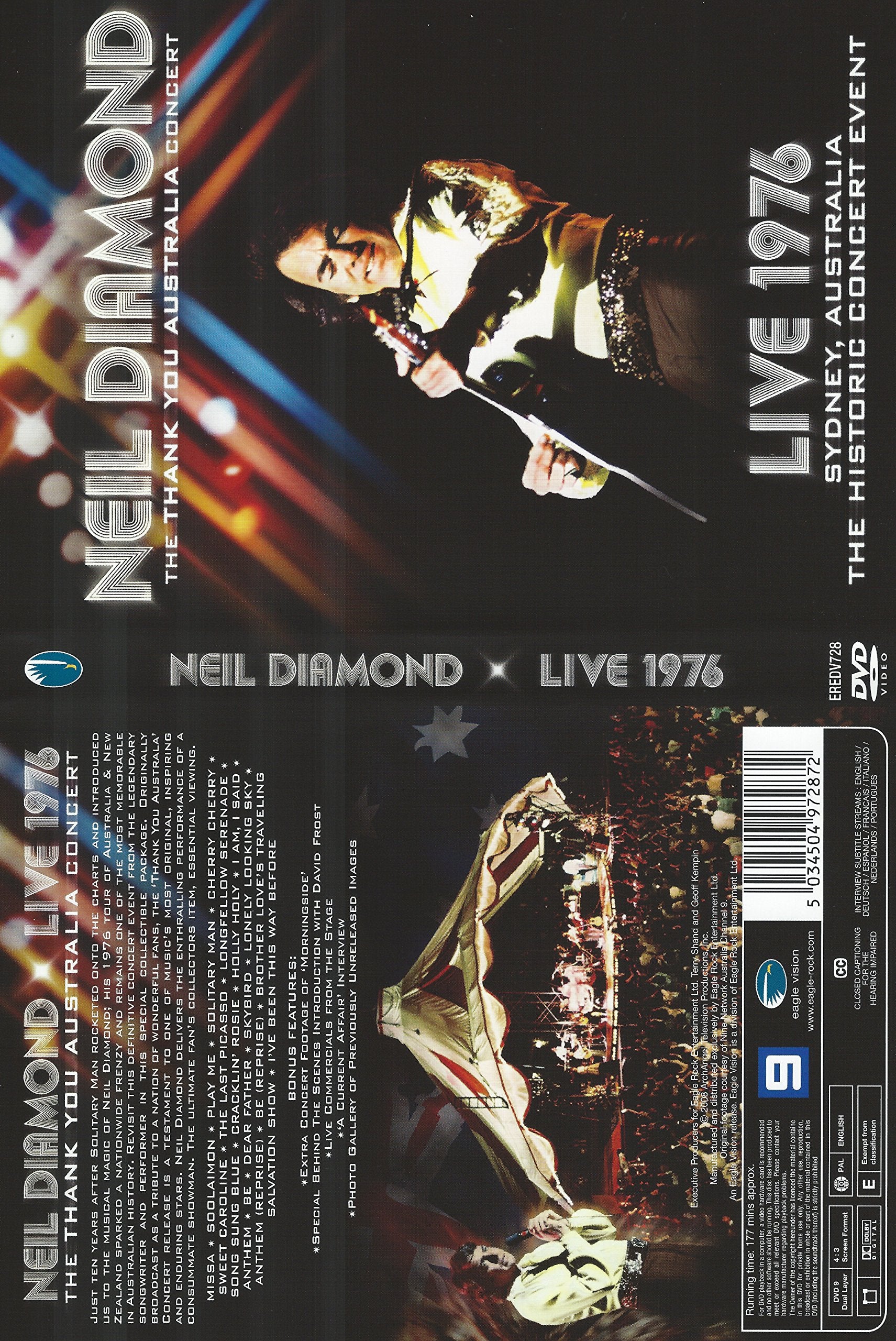 Neil Diamond The Thank You Australia Concert Films