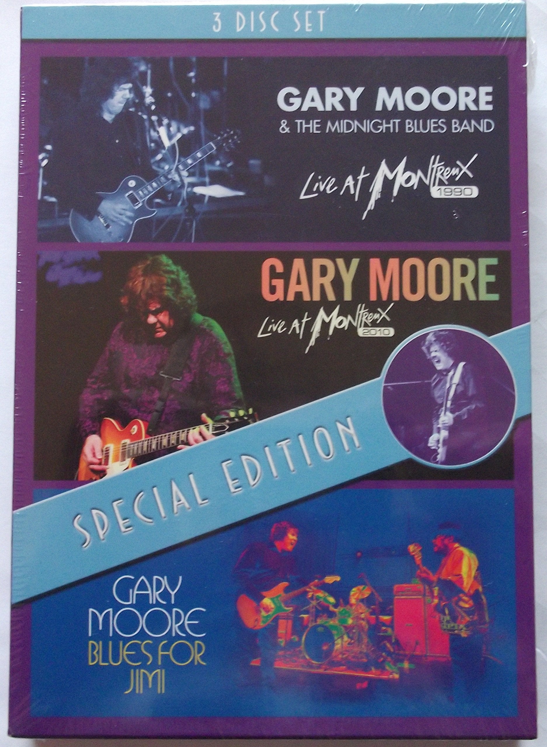 Gary Moore - Blues for Jimi/Live at Montreux 1990/Live at Montreux 2010 Films