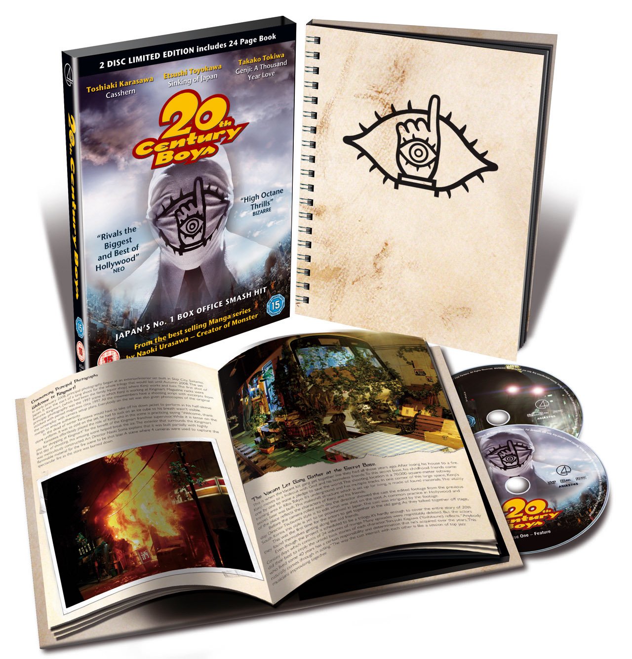 20th Century Boys (2 Discs & 24 Page Book) Films