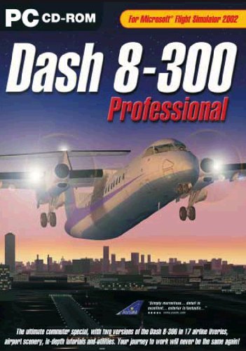 Dash 8–300 Professional Add-On für FS 2002 (PC CD) von Just Flight PC