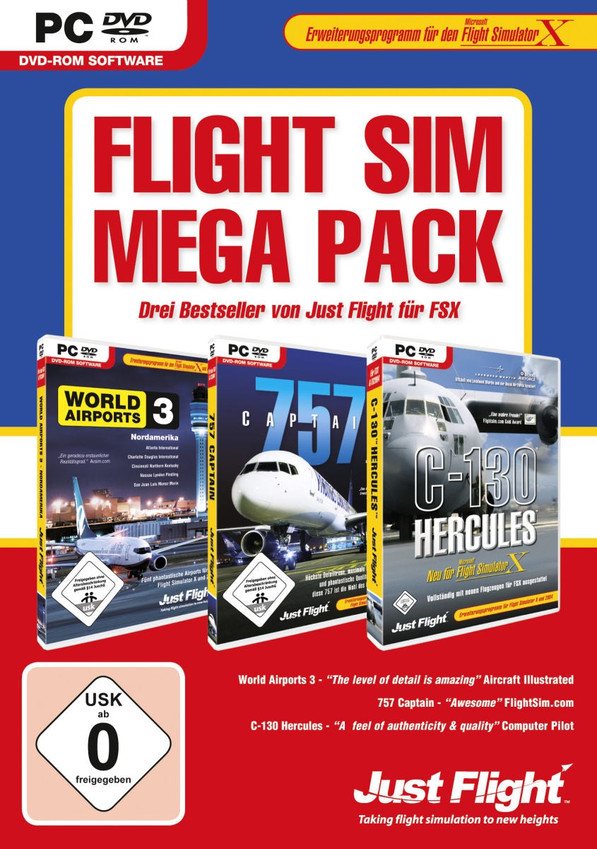 Flight Simulator X - Flight Sim Mega Pack PC