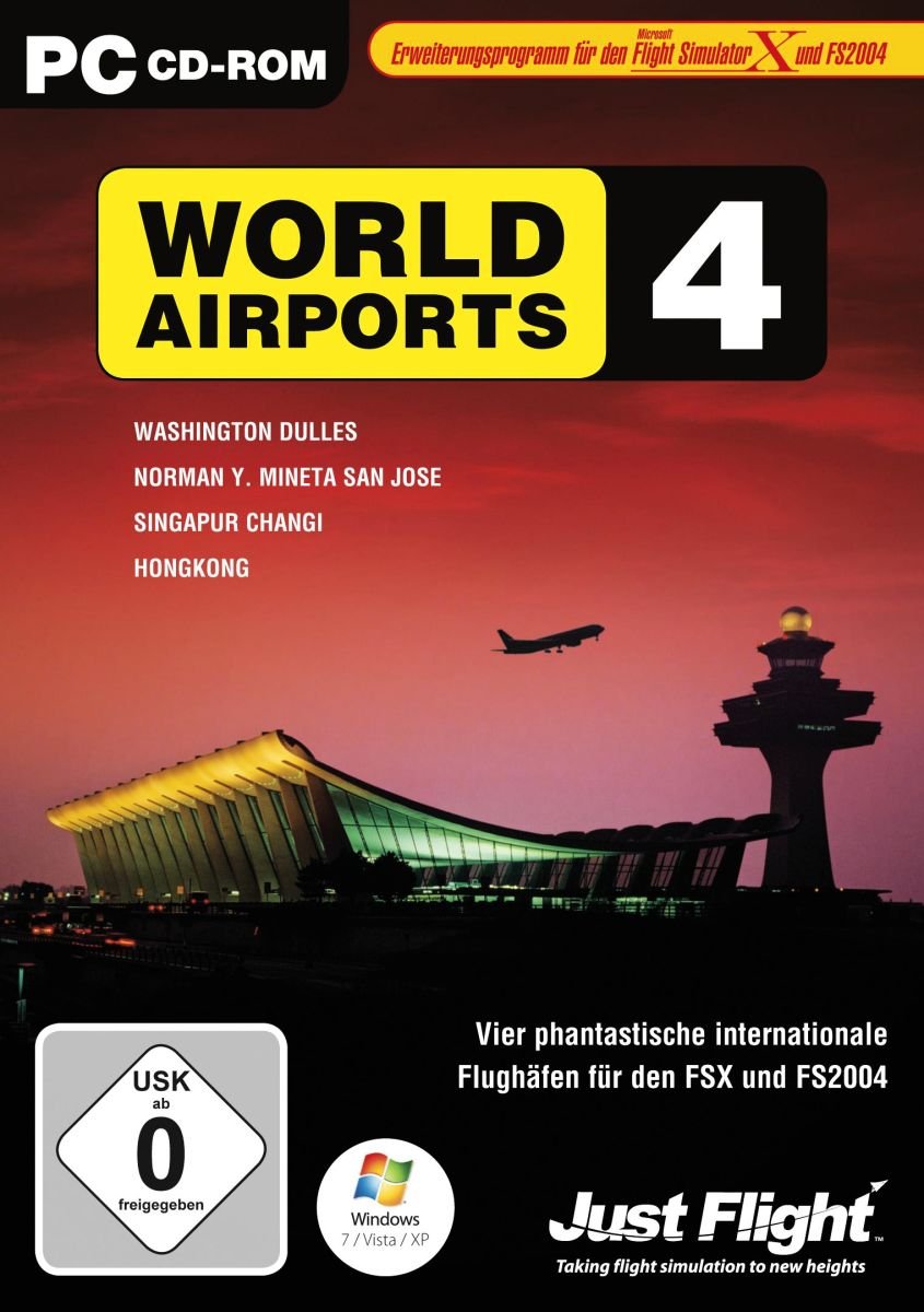 Flight Simulator X - World Airports 4 PC