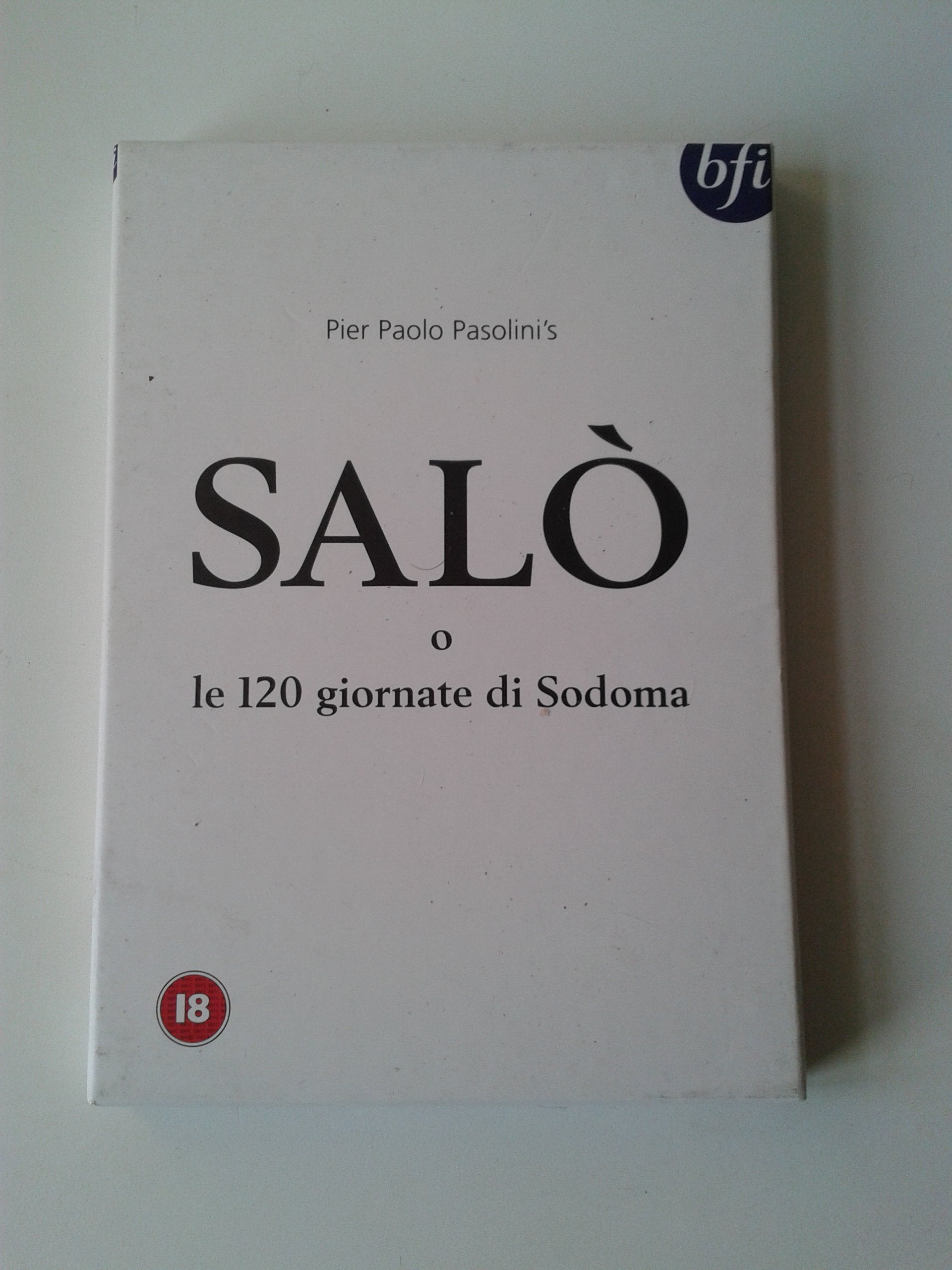 Salo, Or The 120 Days Of Sodom dvd