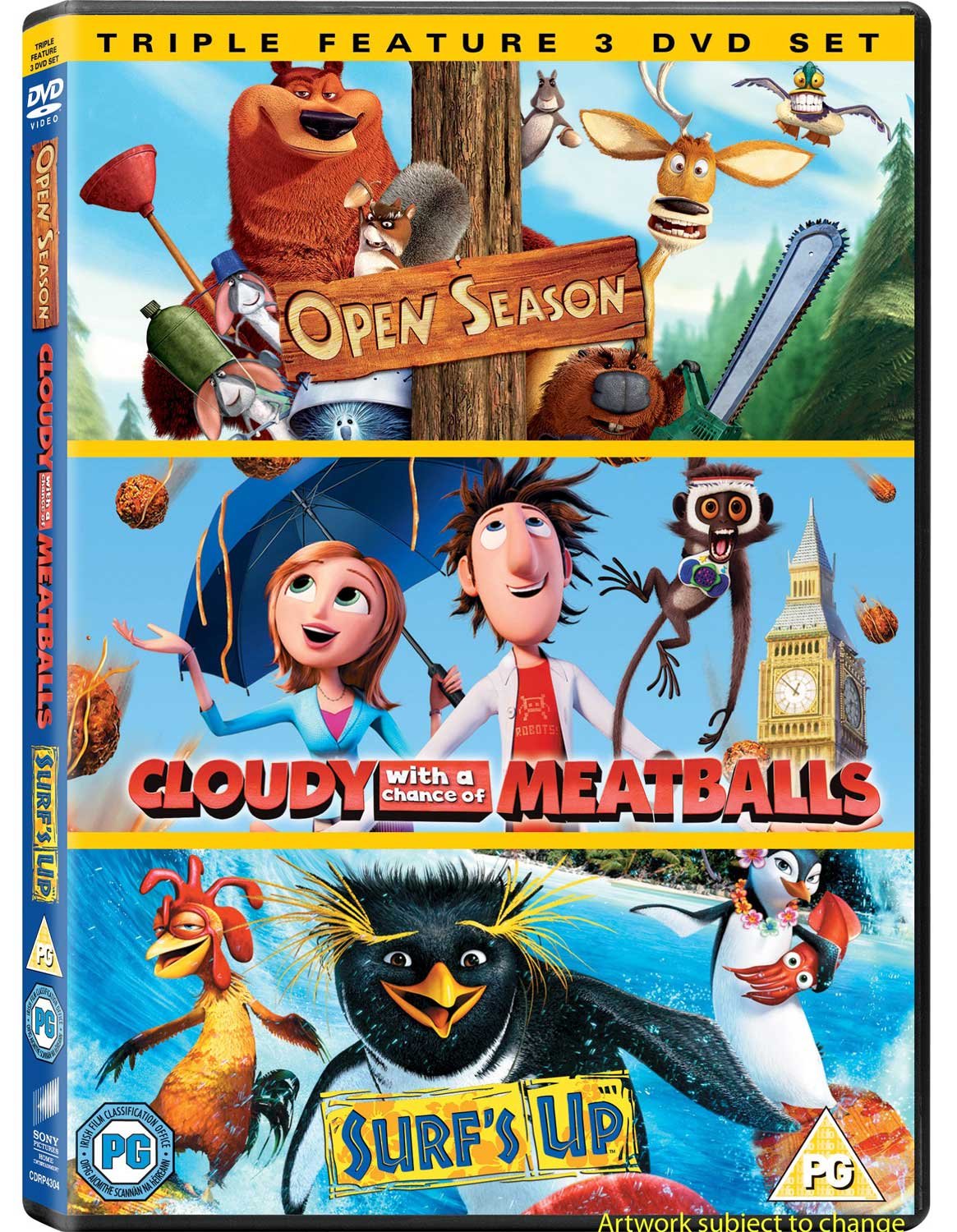 Open Season / Cloudy with a Chance of Meatballs / Surf's Up Box sets